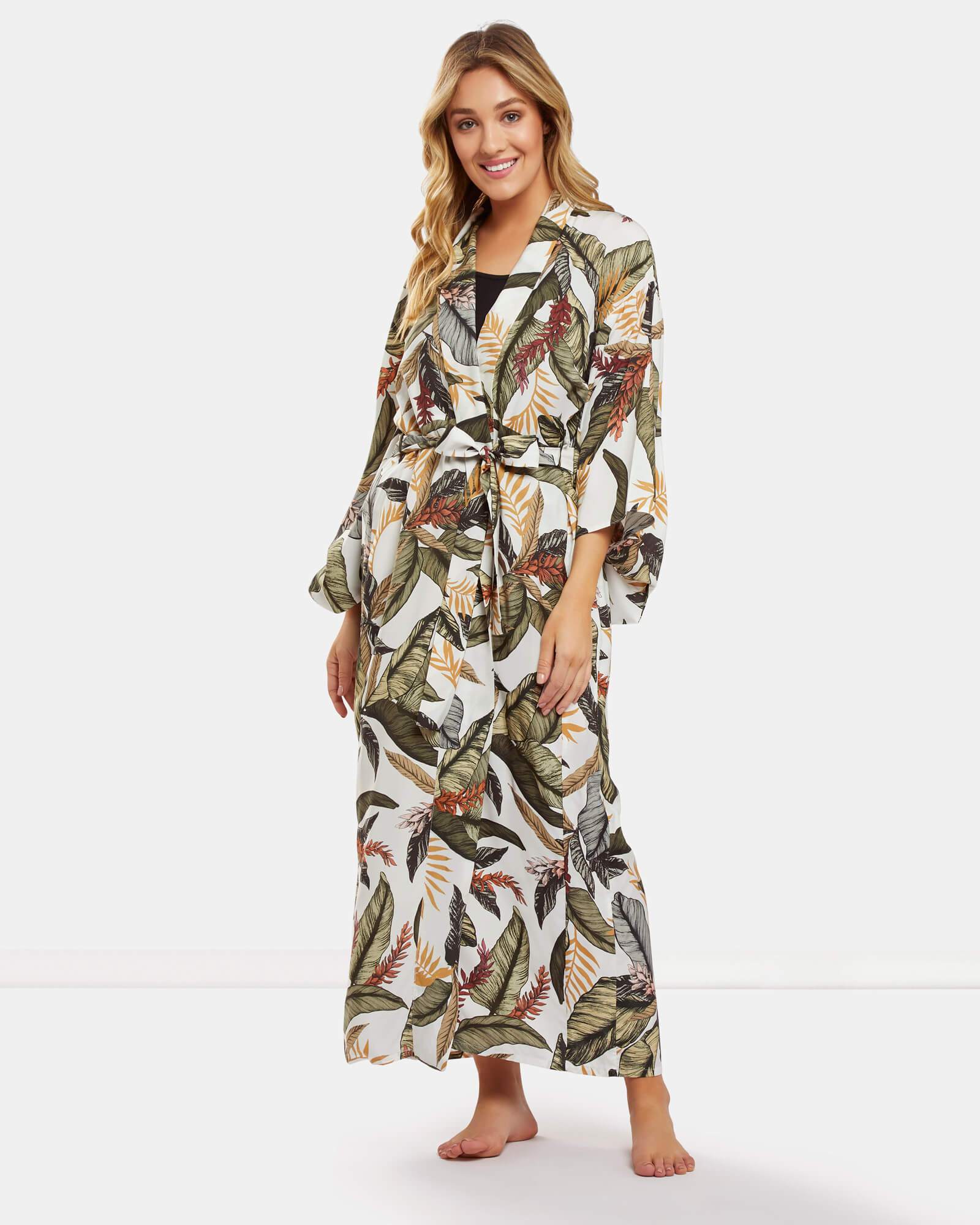 Palm Kimono Robe - Souszy - Dream With Me