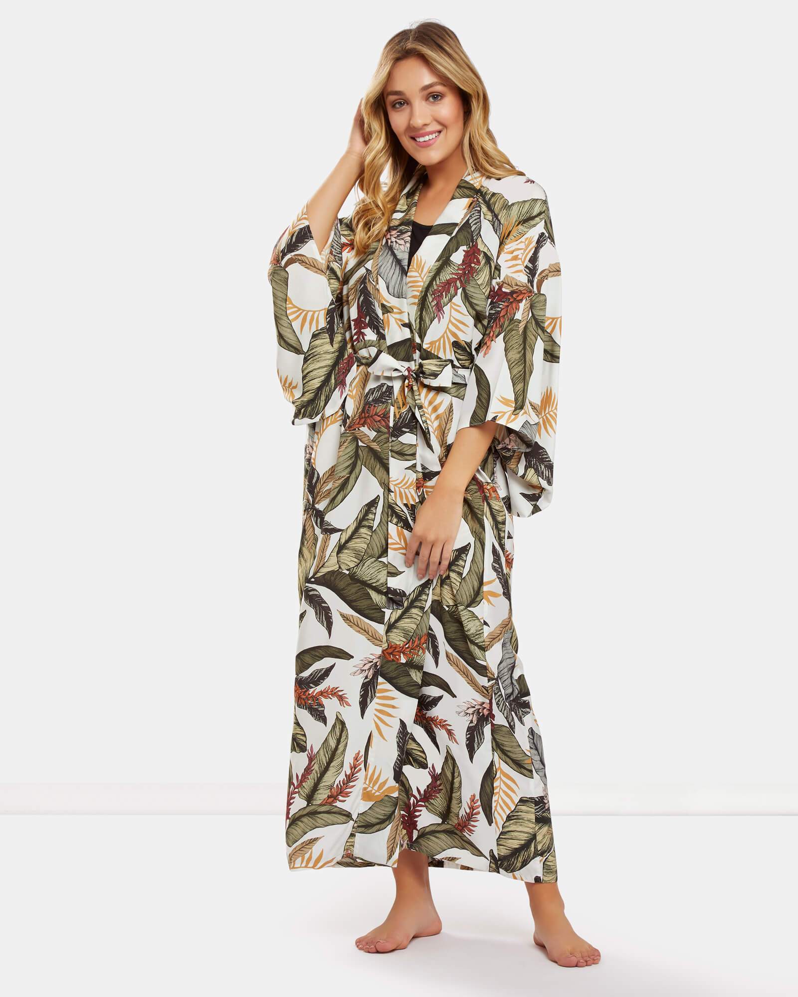 Palm Kimono Robe - Souszy - Dream With Me