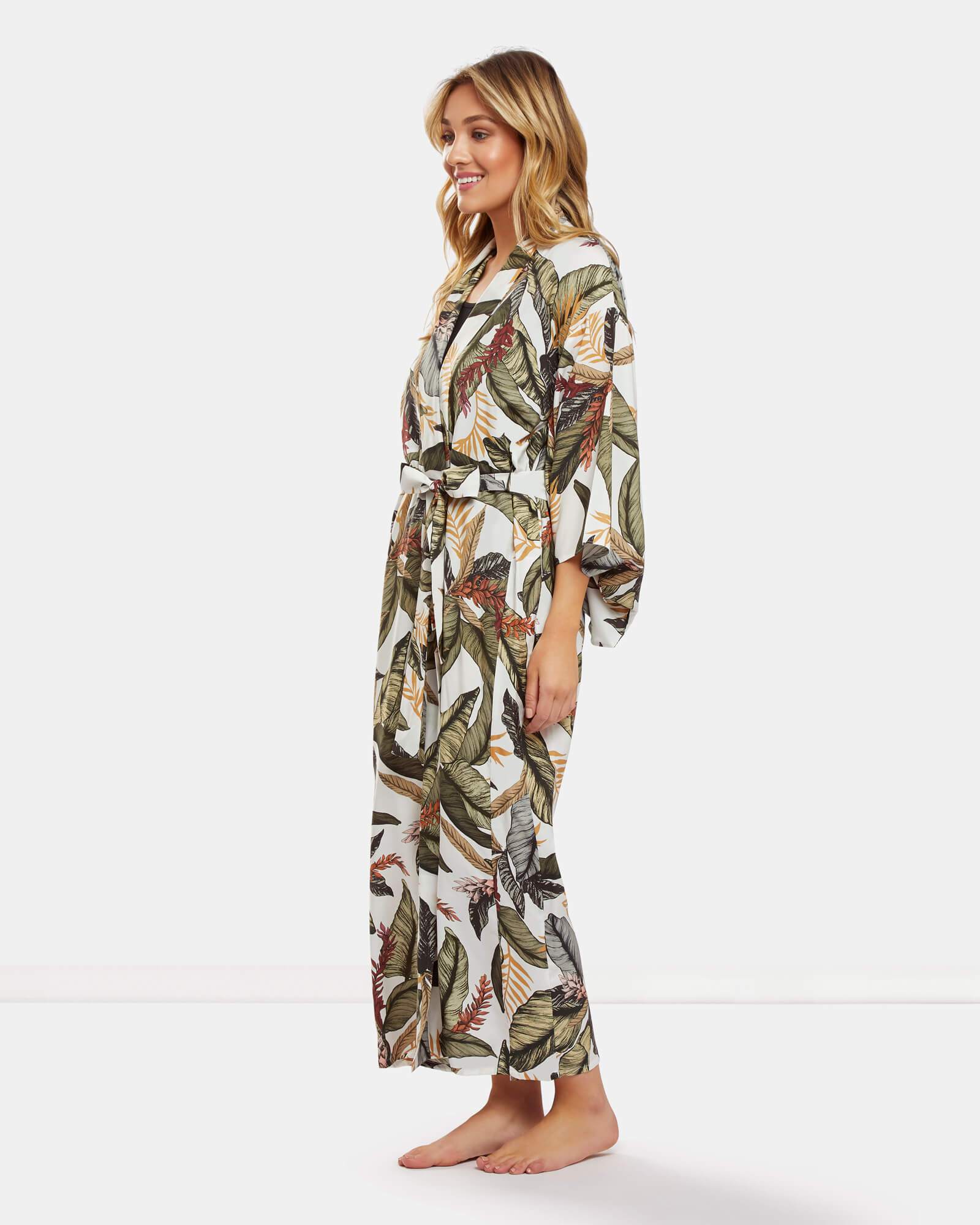 Palm Kimono Robe - Souszy - Dream With Me
