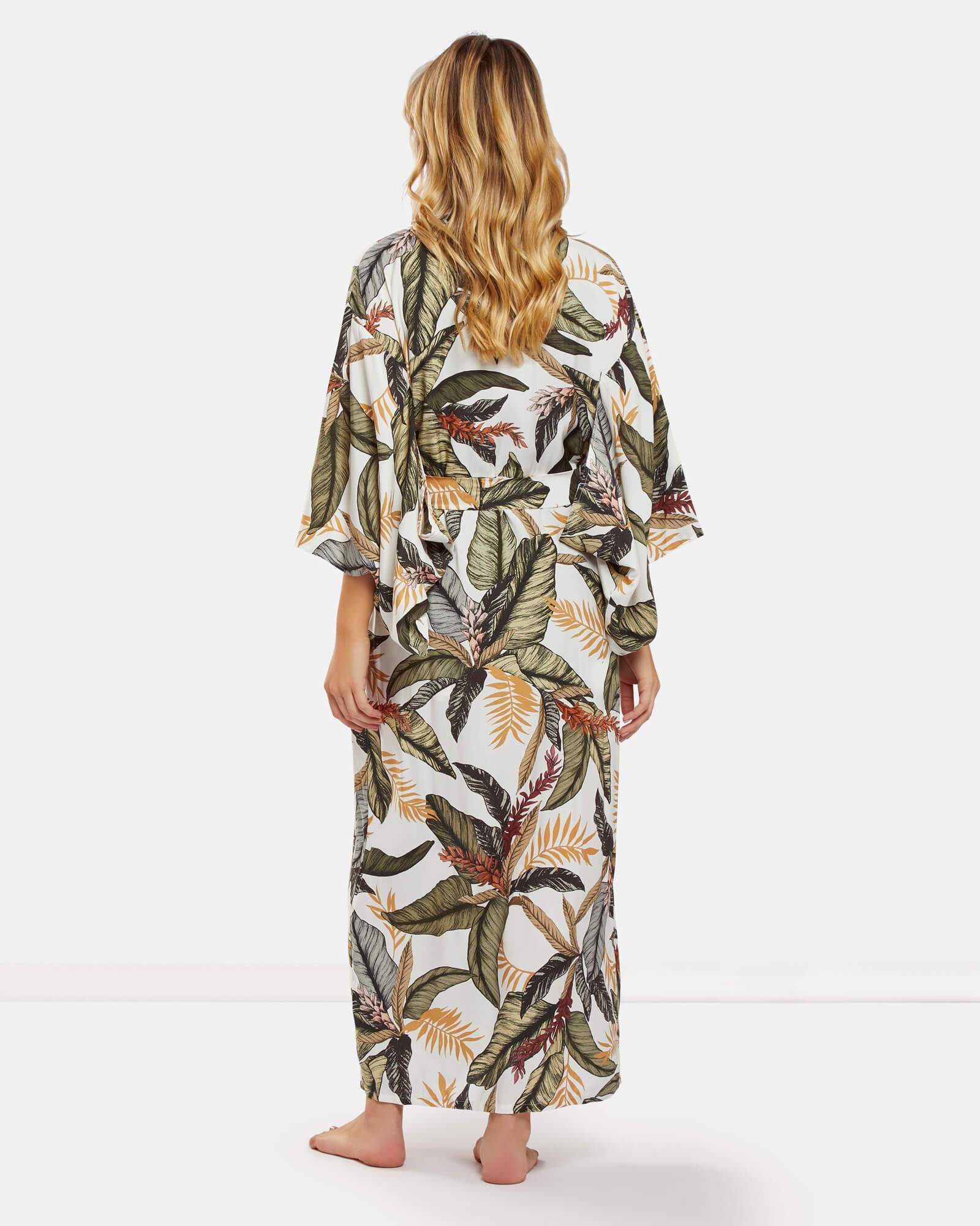 Palm Kimono Robe - Souszy - Dream With Me