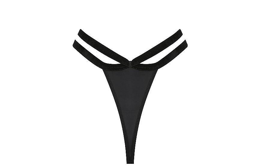 Midnight Velvet G-String | Black - Souszy - Saturday The Label