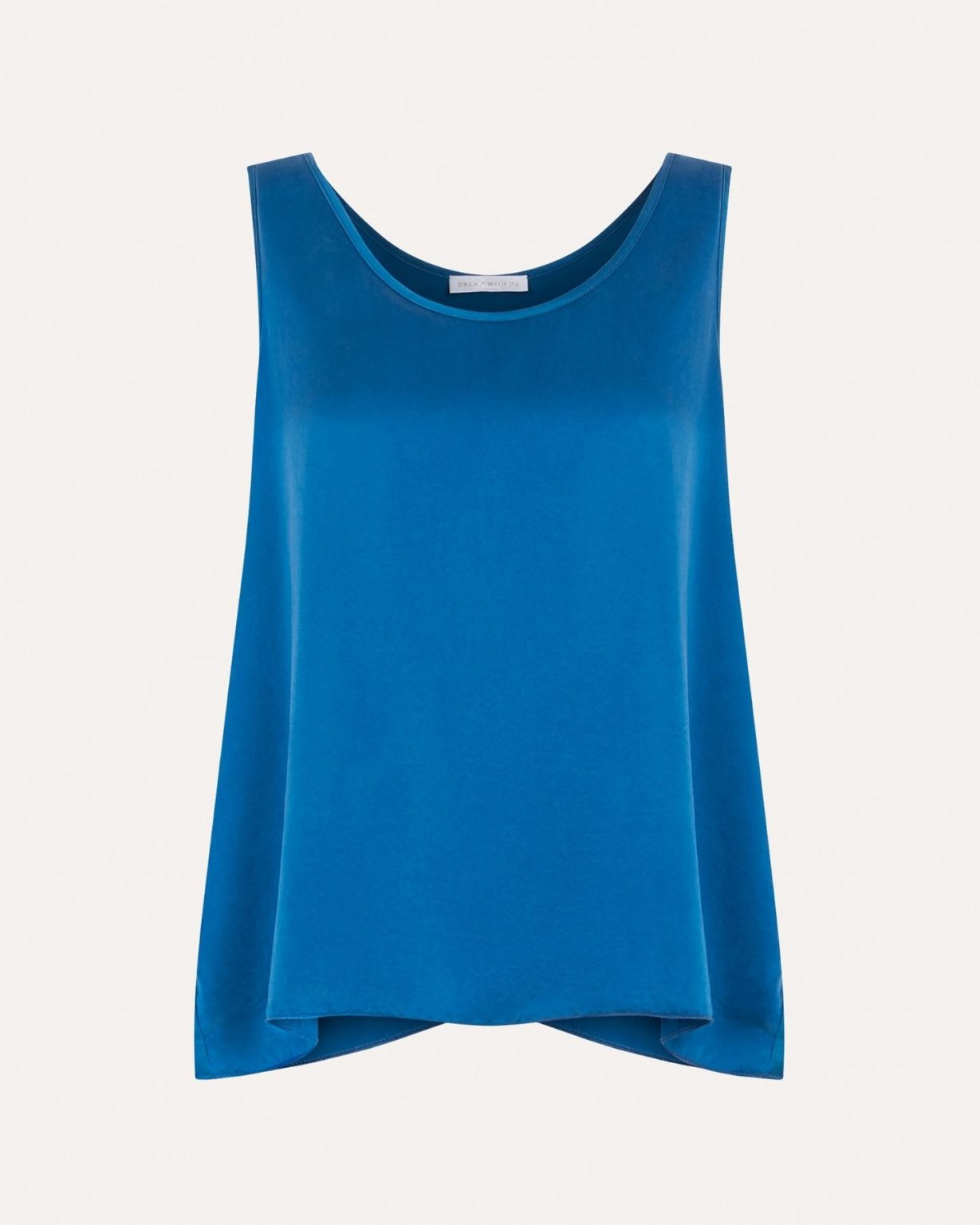 Dream With Me Silk Singlet | Indigo