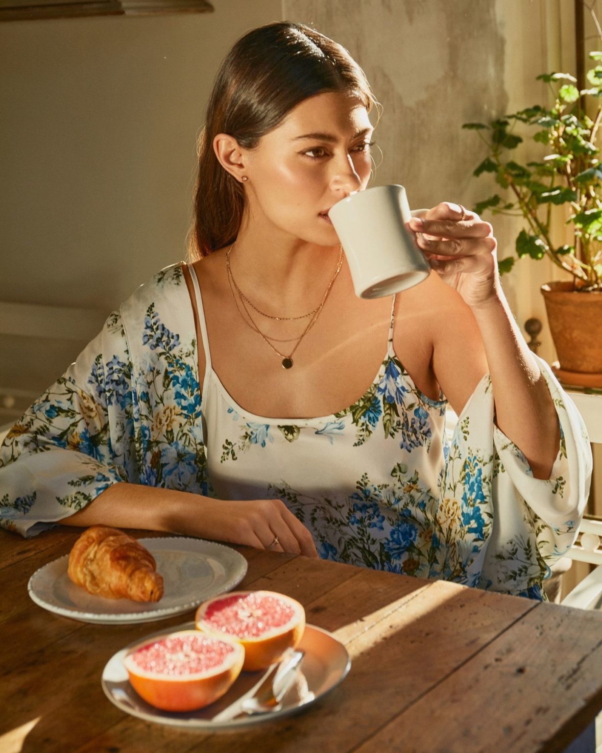 Dream With Me Silk Slip | Botanic