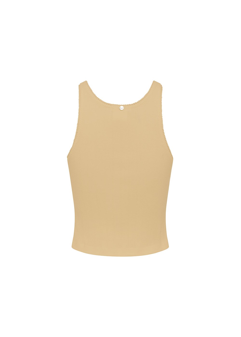Sophia Certified Organic Cotton Singlet | Latte - Souszy- Miyako- Front