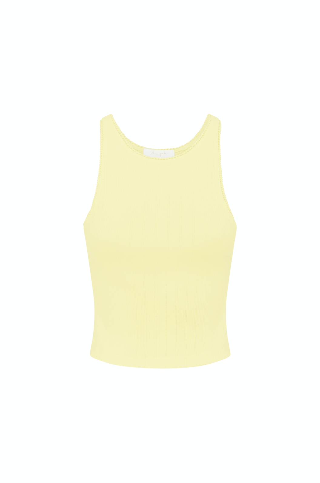 Sophia Certified Organic Cotton Singlet | Lemon - Souszy - Miyako - Front
