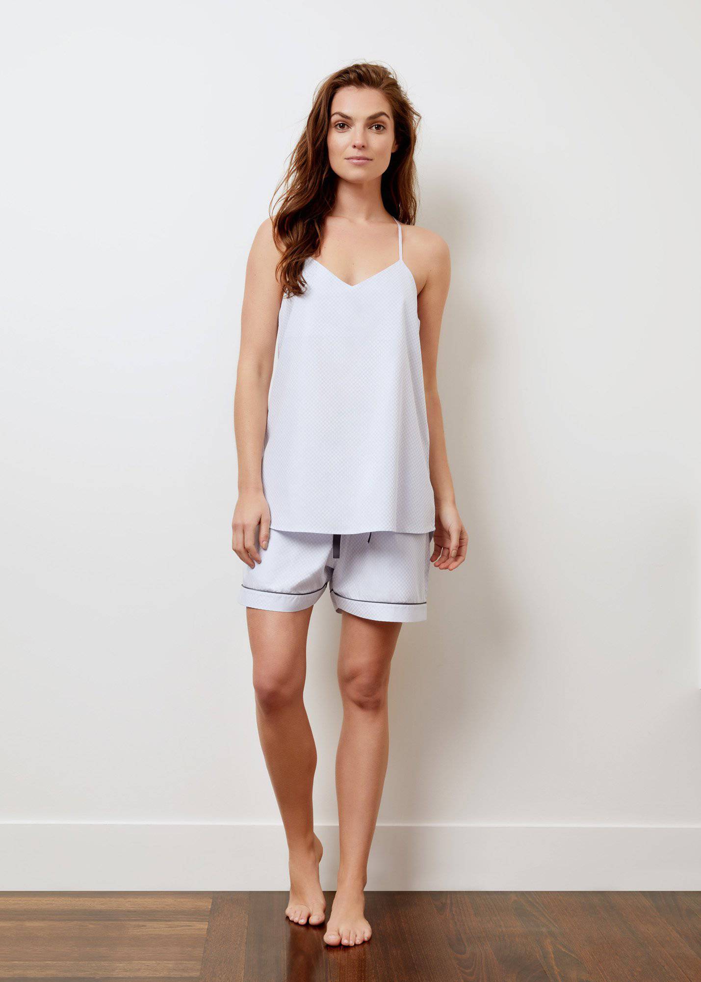 The Audrey Camsiole Boxer Set - Souszy - Wanderluxe