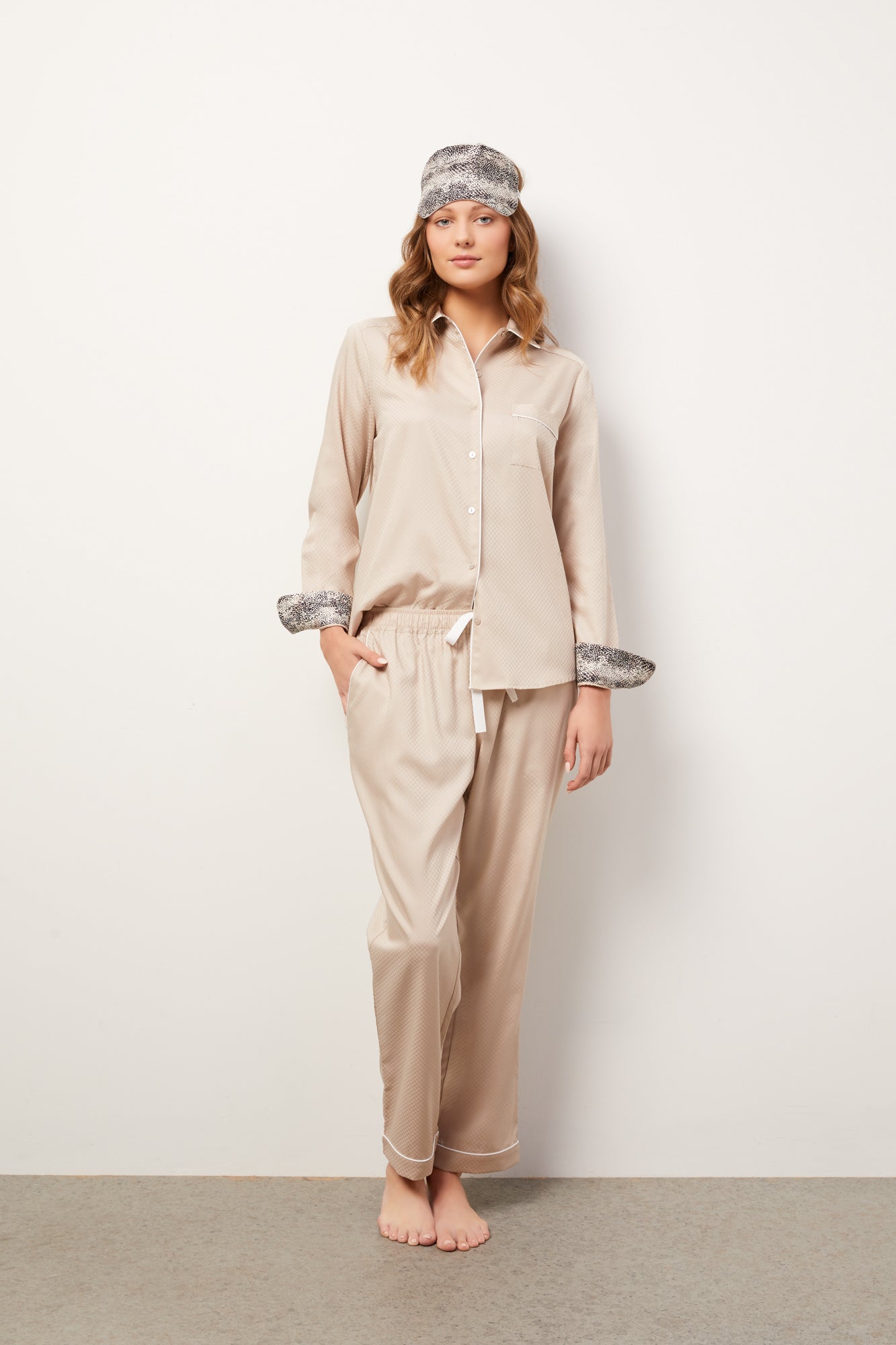 The Sienna Pyjama Set Long - Souszy - Wanderluxe