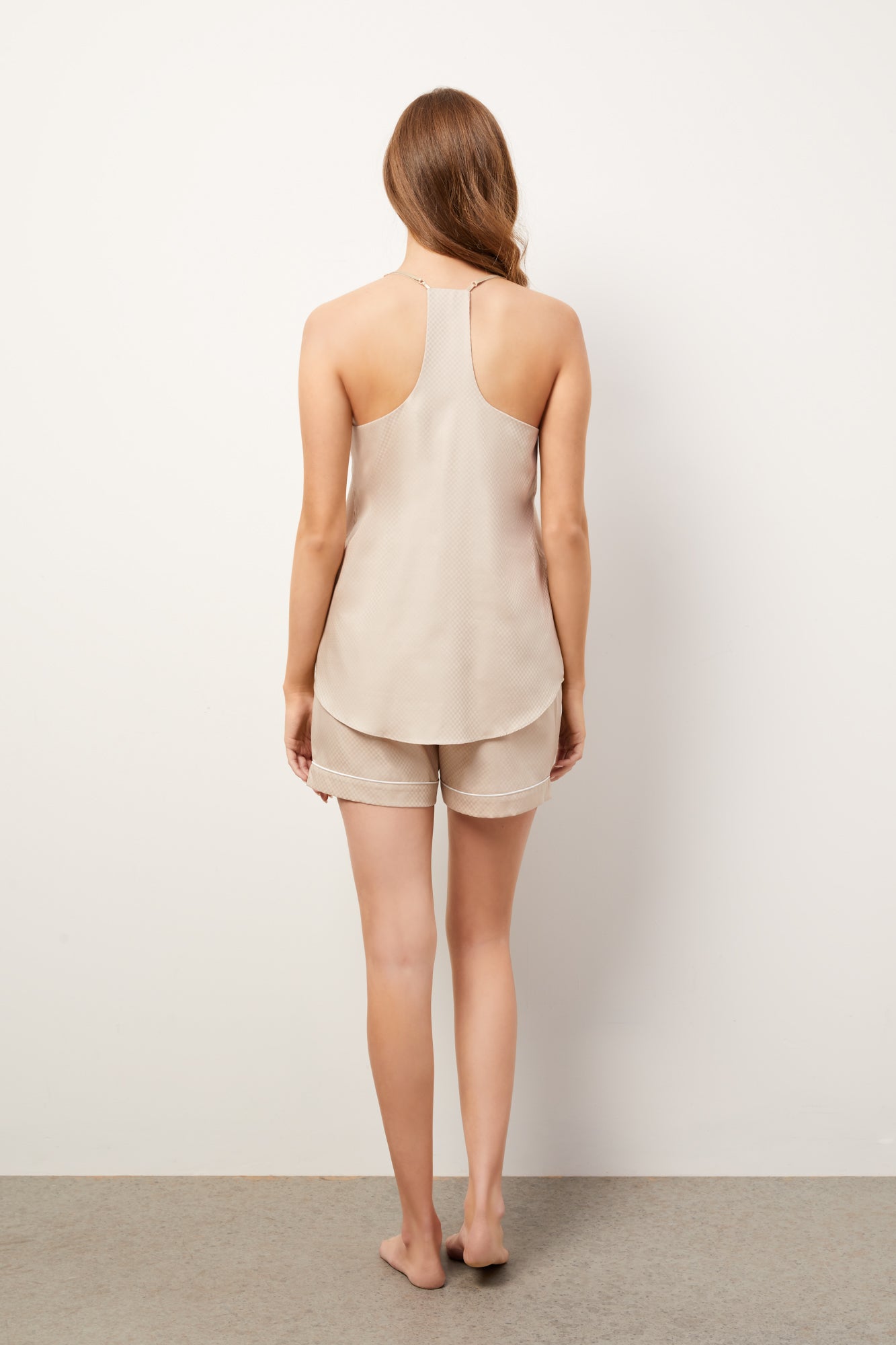 The Sienna Racer Back Camisole Boxer Set - Souszy - Wanderluxe