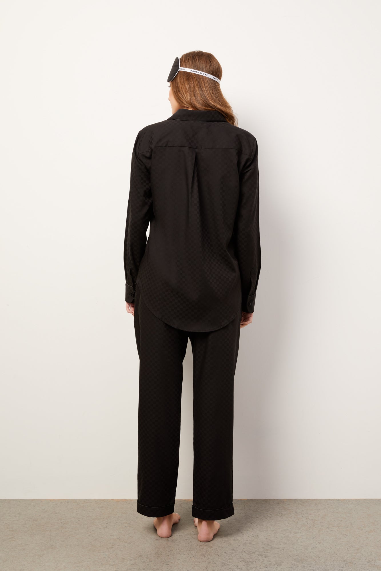 The Ash Super Comfy Pyjama Set Long - Souszy - Wanderluxe - Back