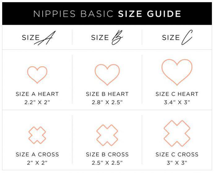 Nipple Cover Basics | Black Heart - Souszy - B-SIX