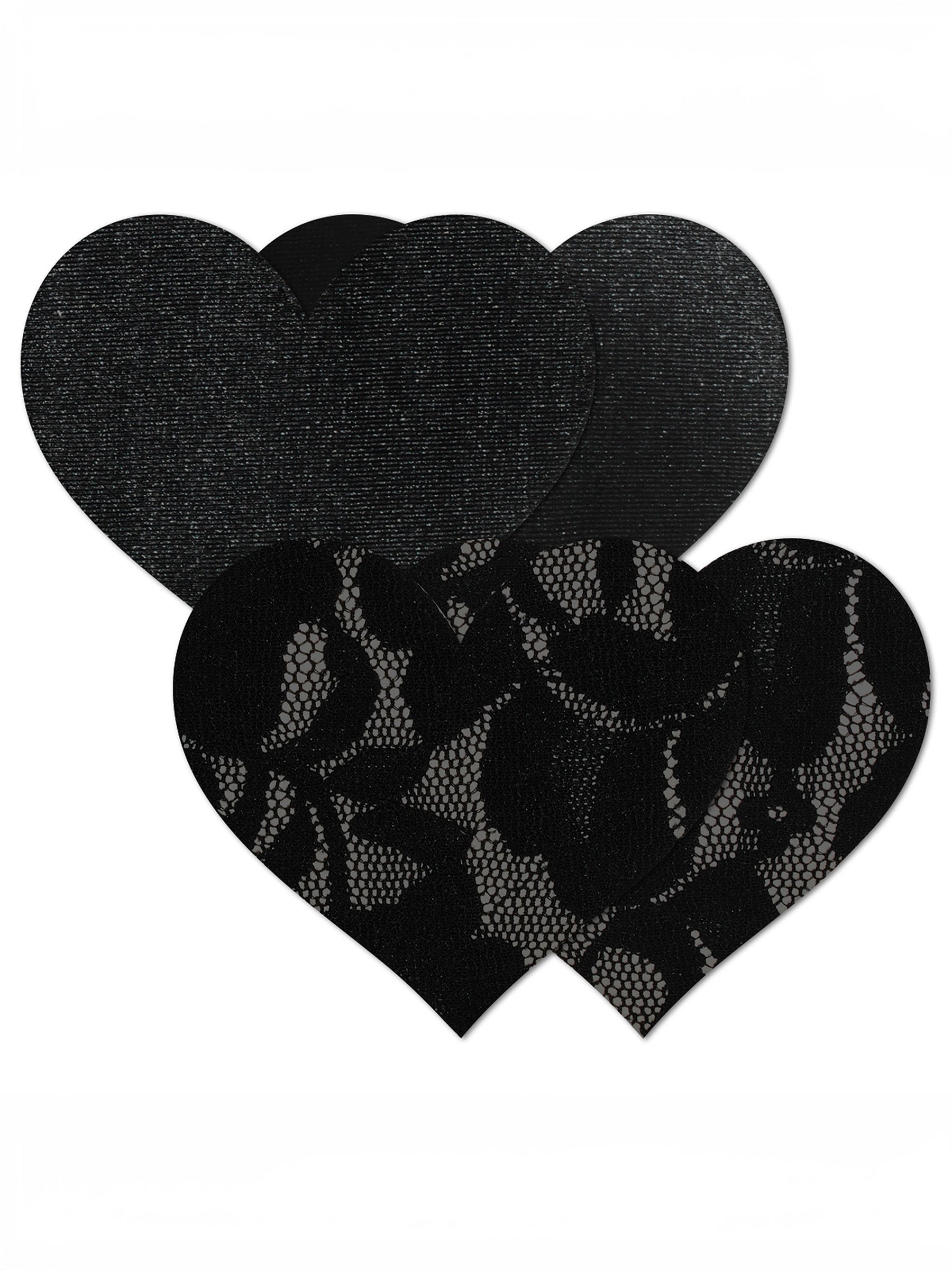 Nipple Cover Basics | Black Heart - Souszy - B-SIX