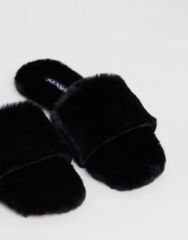 Idella Slipper | Ebony - Souszy - SENSO