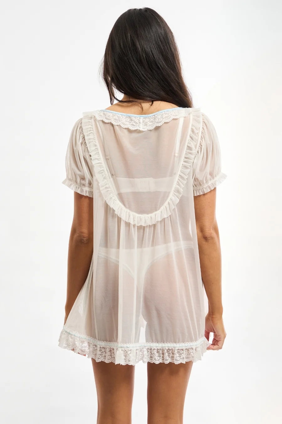 Chouchou Intimates Sadie Babydoll | White