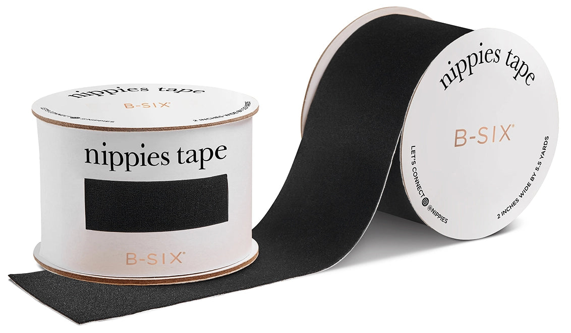 B-SIX Nippies Boob Tape | Black