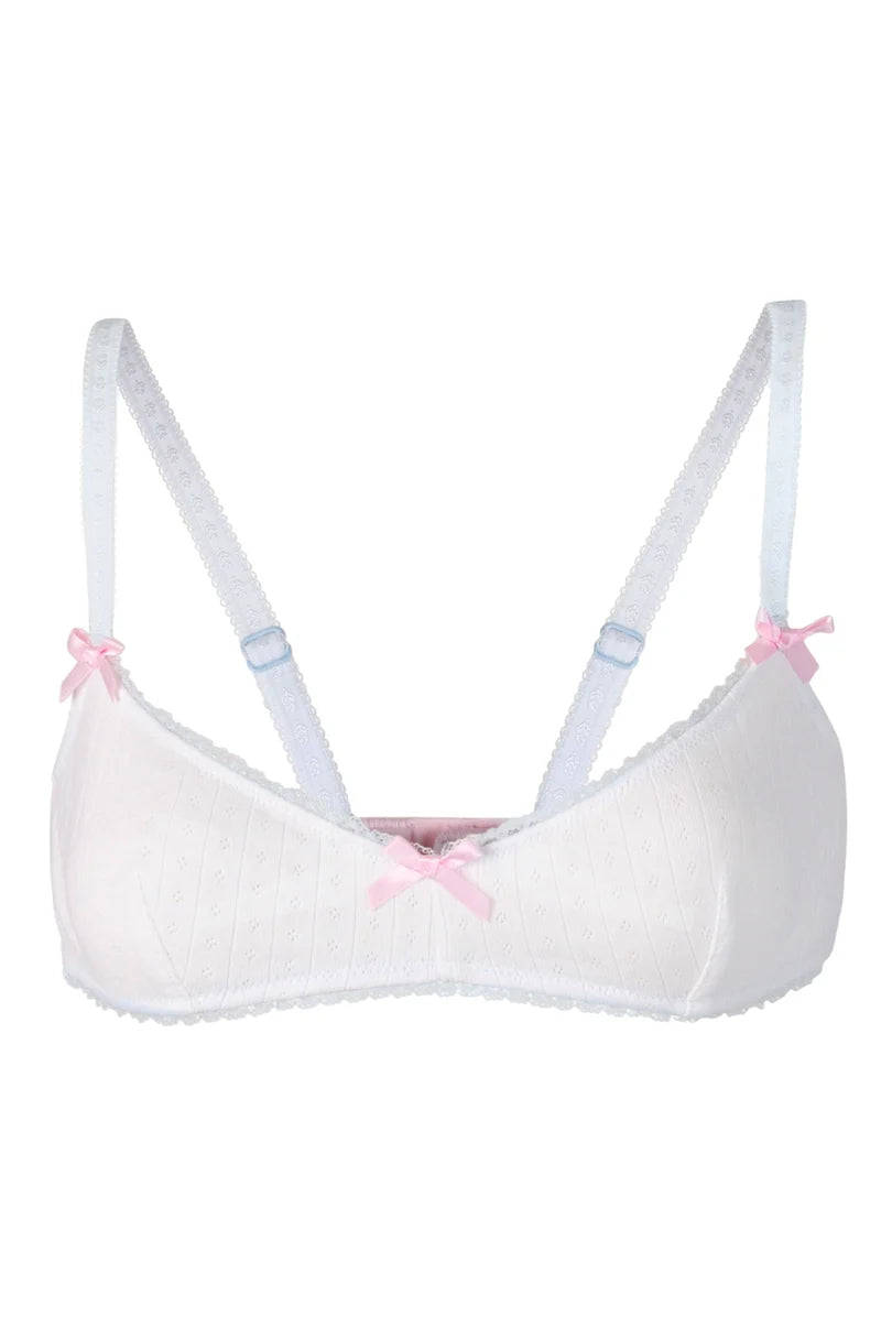 Chouchou Intimates Ophelia Bralette | White