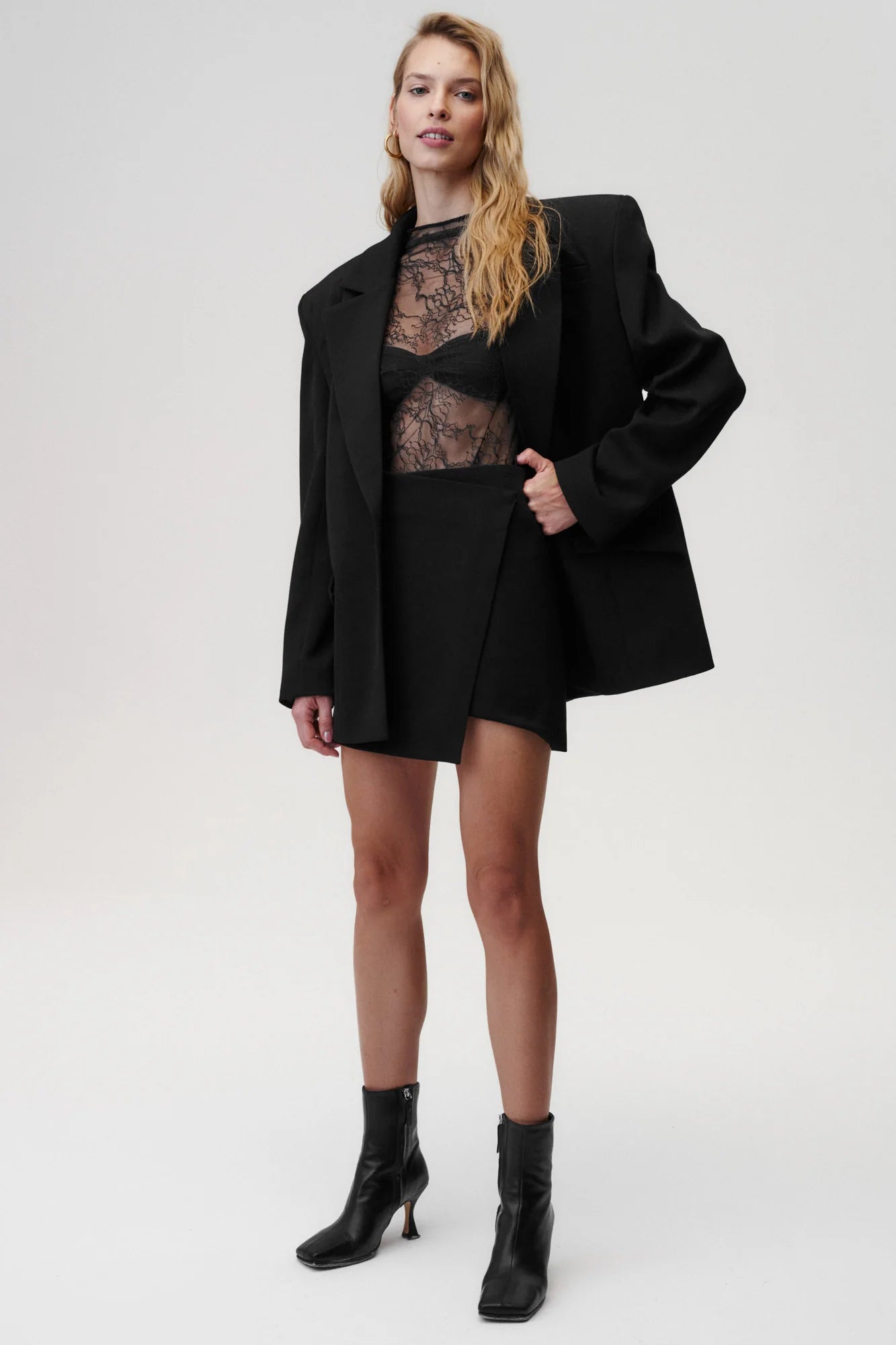 Undress Code Body Electric Bodysuit | Black