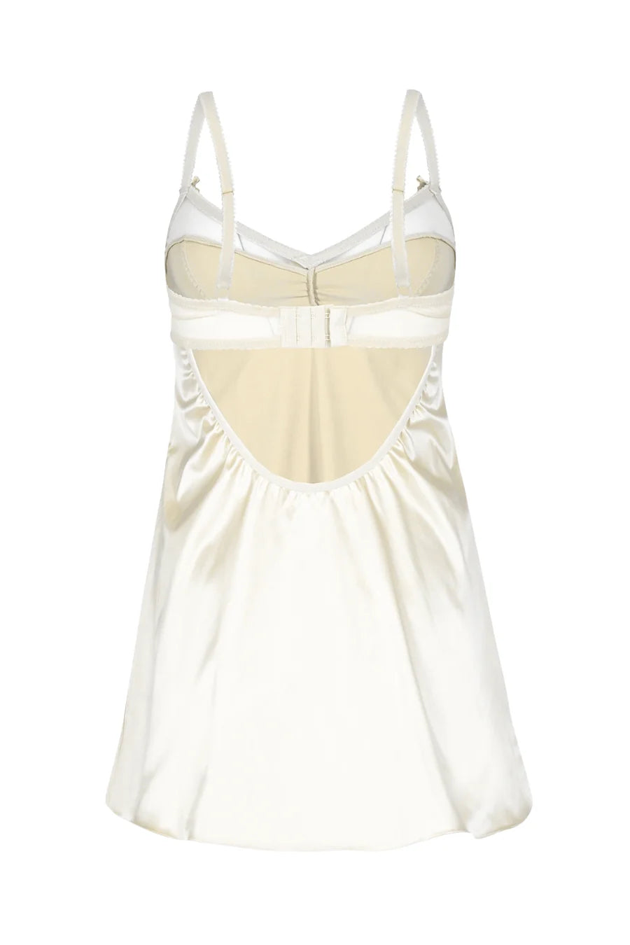 Chouchou Intimates Audrey Satin Slip Dress | Ivory