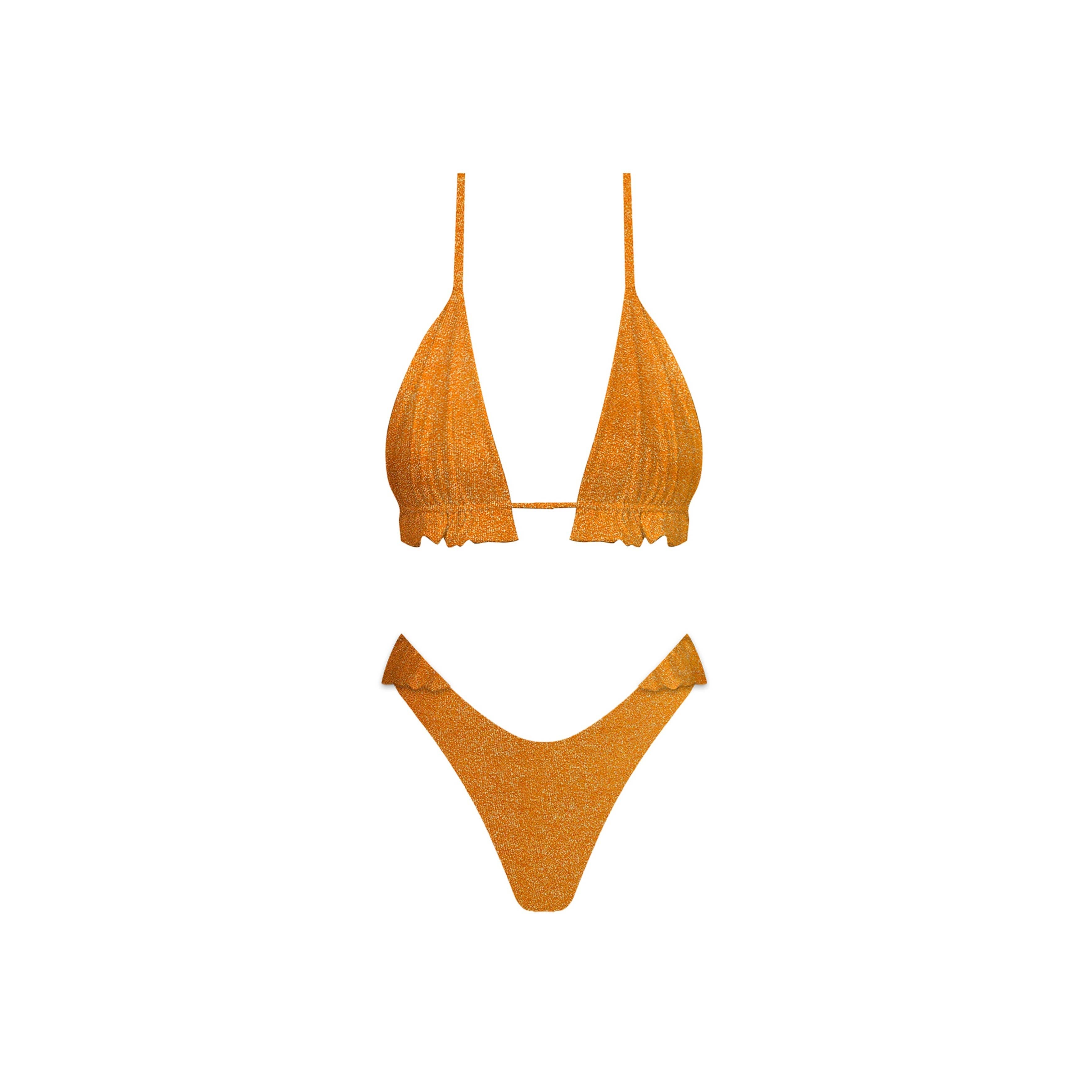 Orange Blossom Bikini Set | Orange