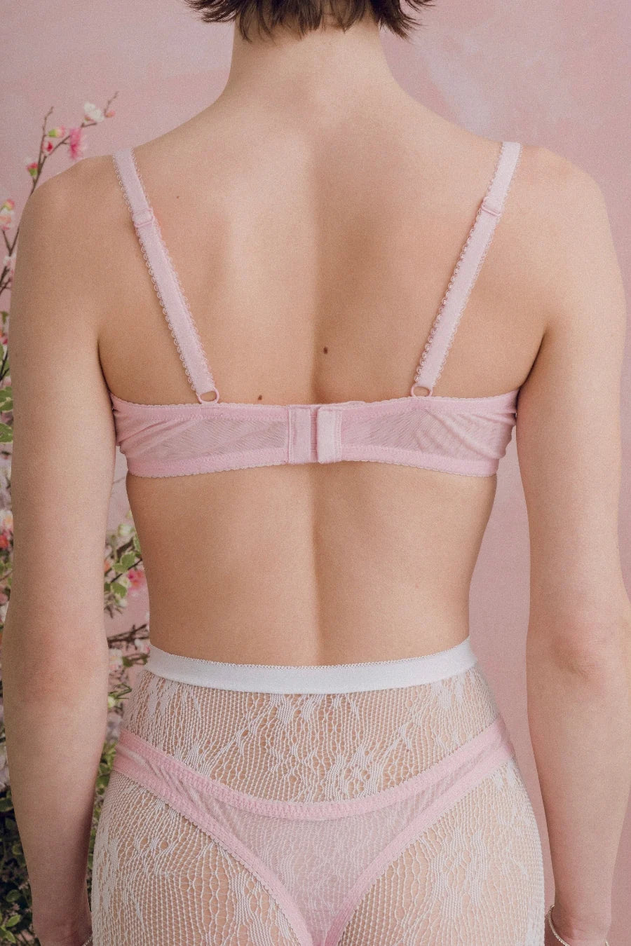 Audrey Bralette | Ballet Slipper - Front - Souszy - Chouchou Intimates