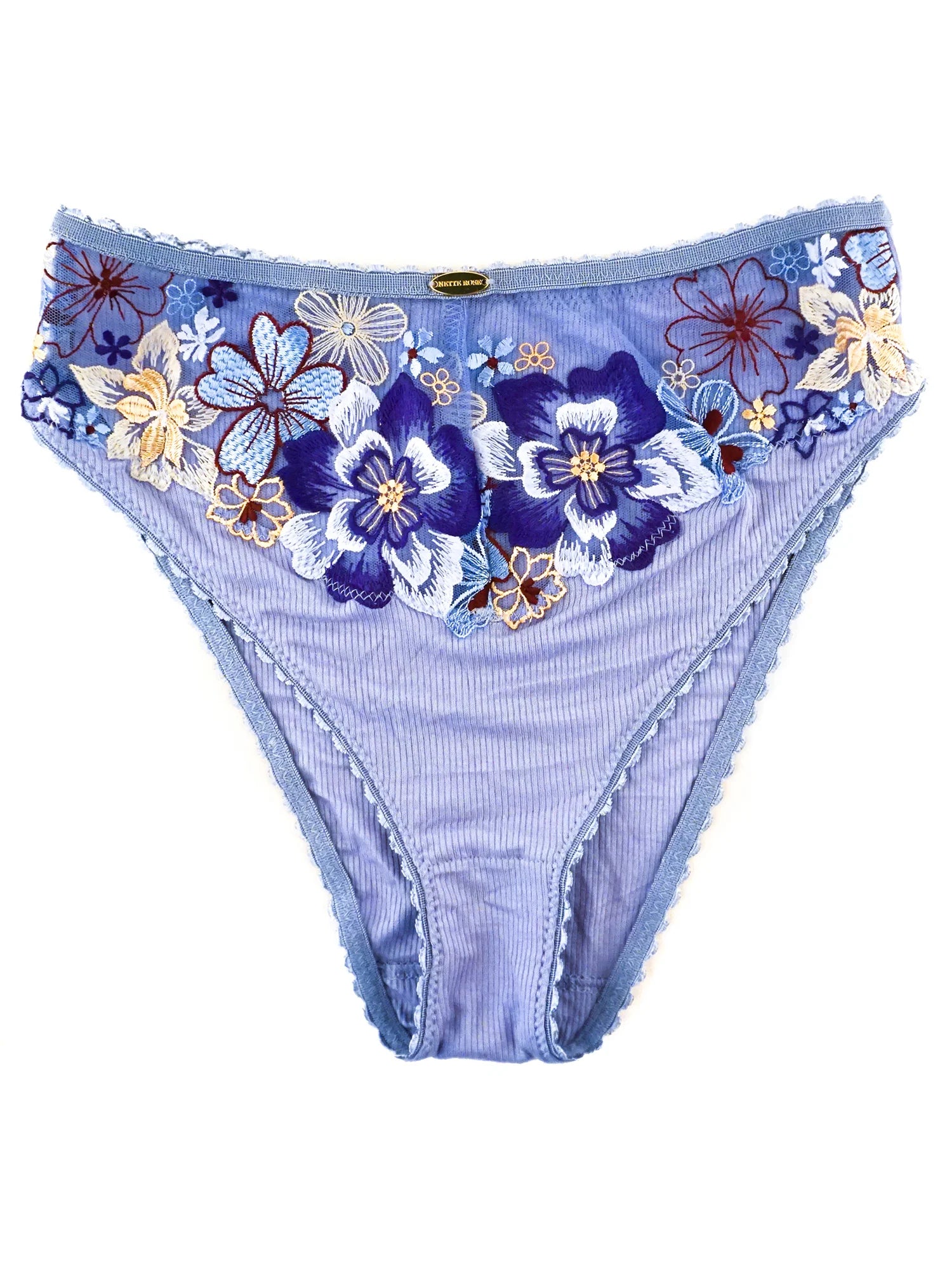 Nette Rose Bonnie High Leg Knicker | Blue