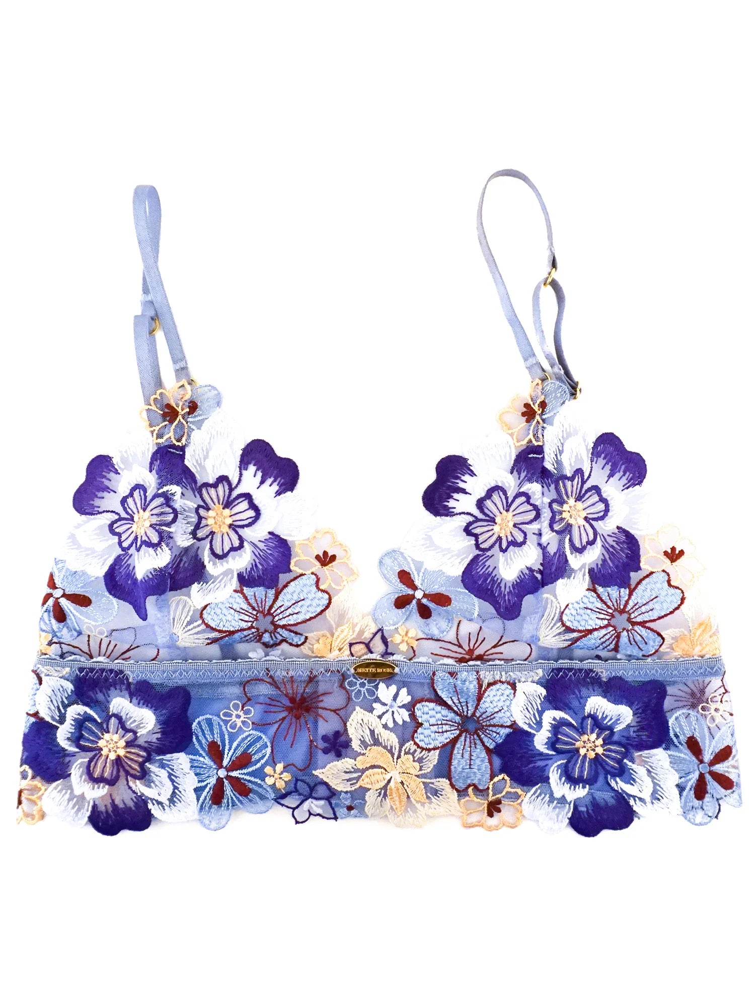 Nette Rose Bonnie Midline Bralette | Blue