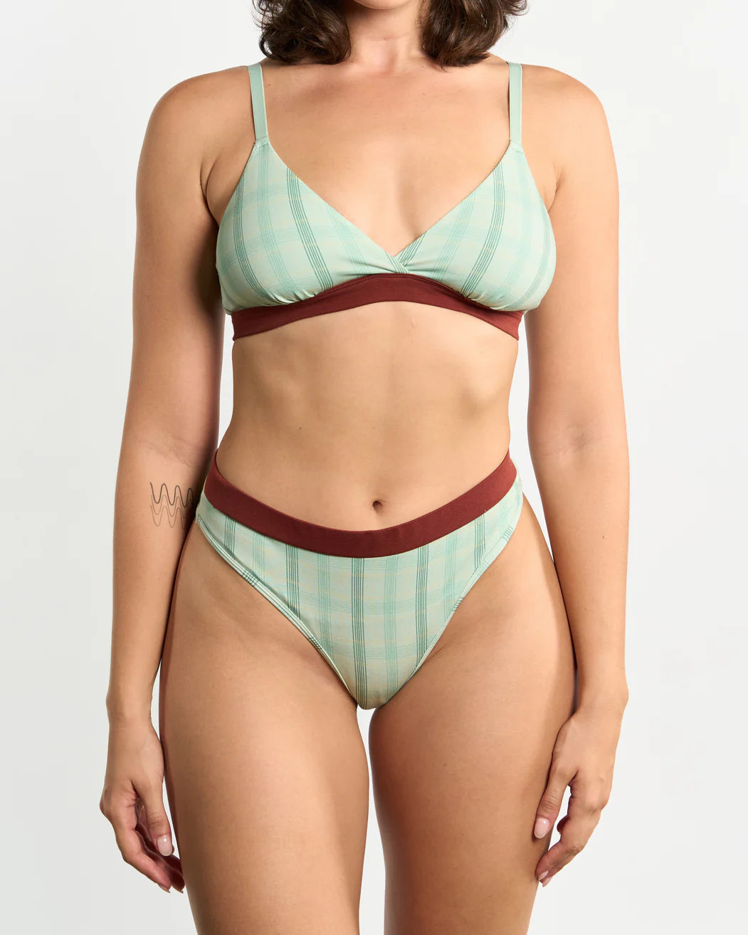 Chouchou Intimates Junie Bralette | Mint Choc Chip