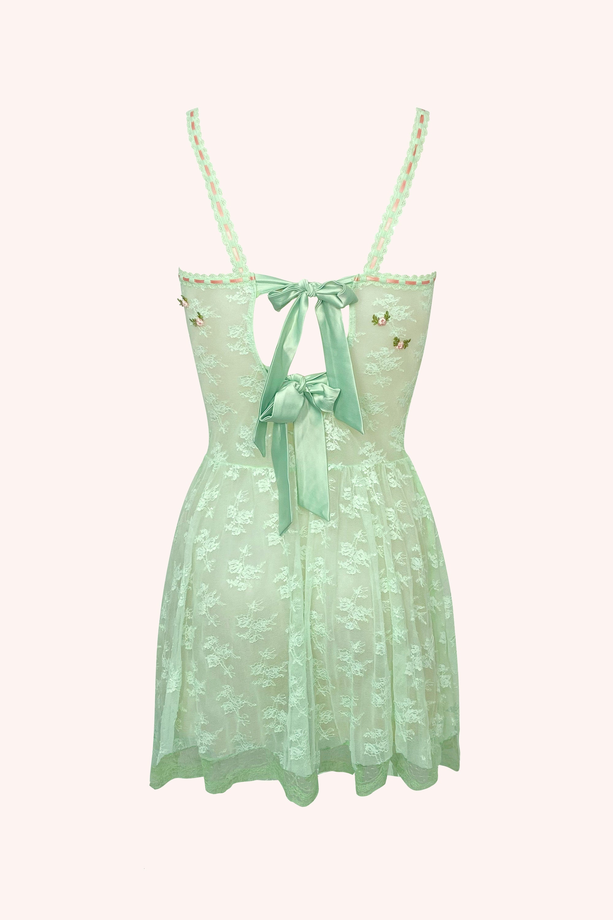 Chouchou Intimates Juliet Nightie Dress | Pistachio