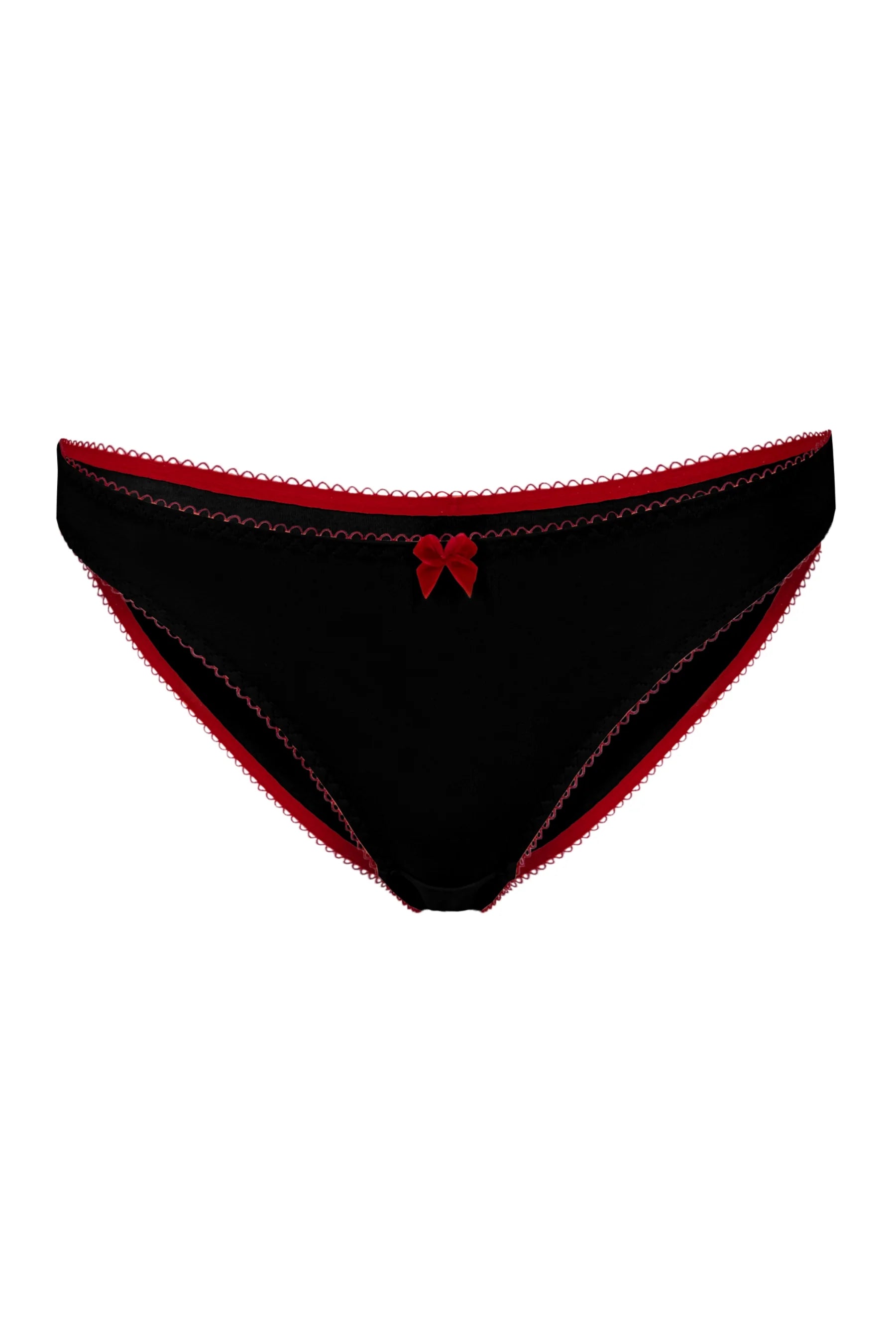 Georgia Bikini Brief | Black - Front - Souszy - Chouchou Intimates