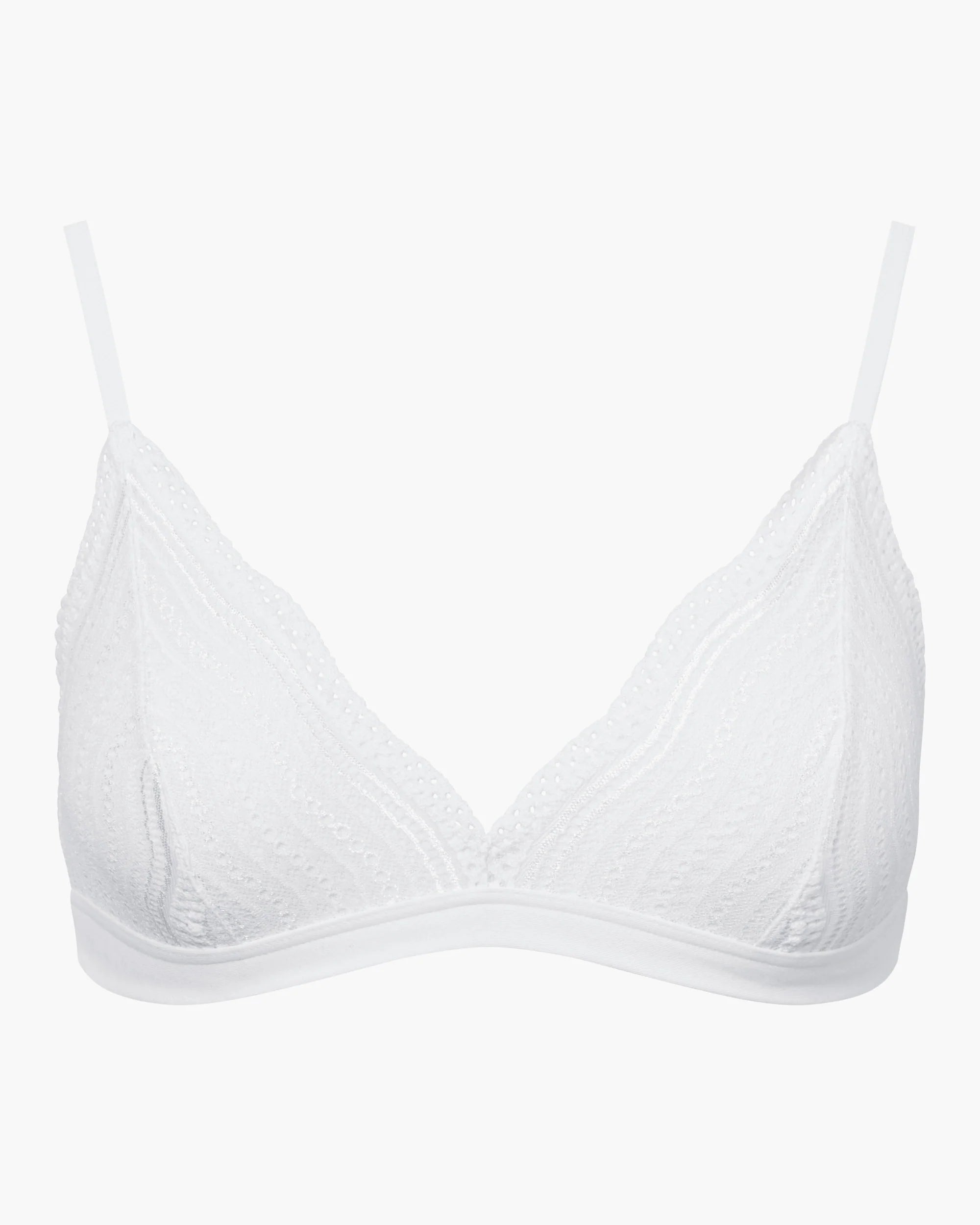 Cosabella Dolce Lace Bralette | White
