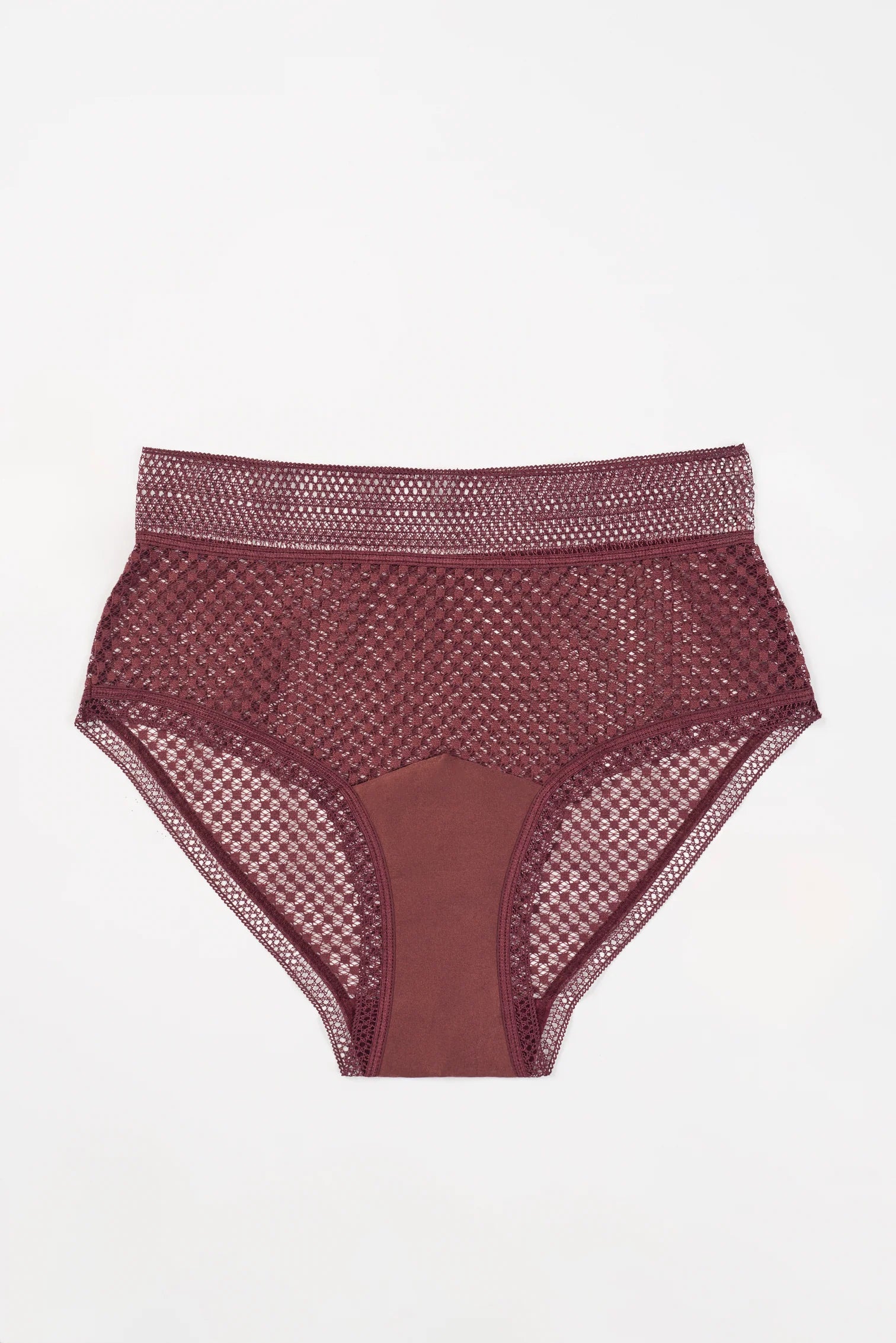 Else Lingerie - Bella High Waist Brief - Merlot - Souszy