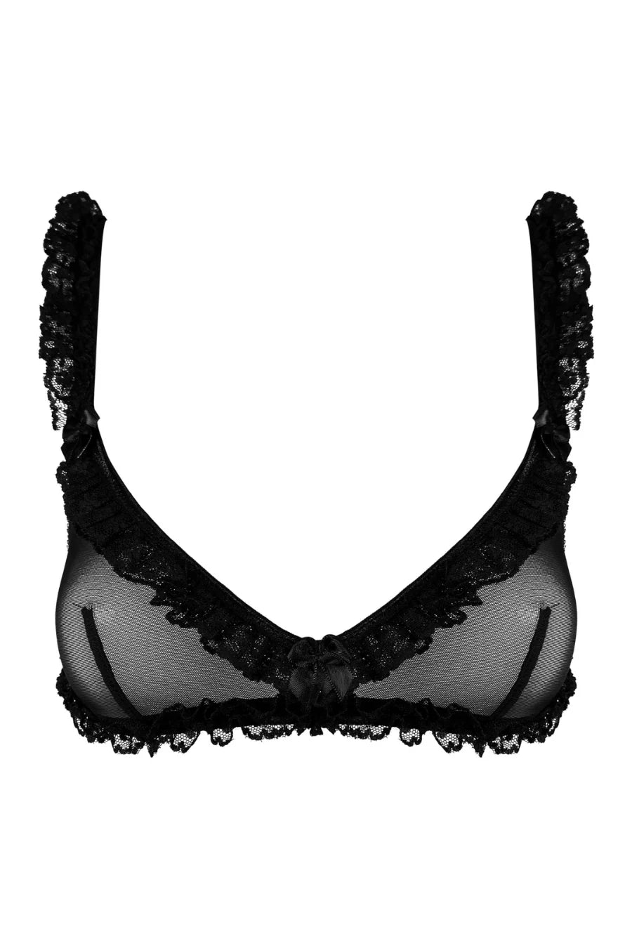 Chouchou Intimates Harper Mesh Bralette | Black