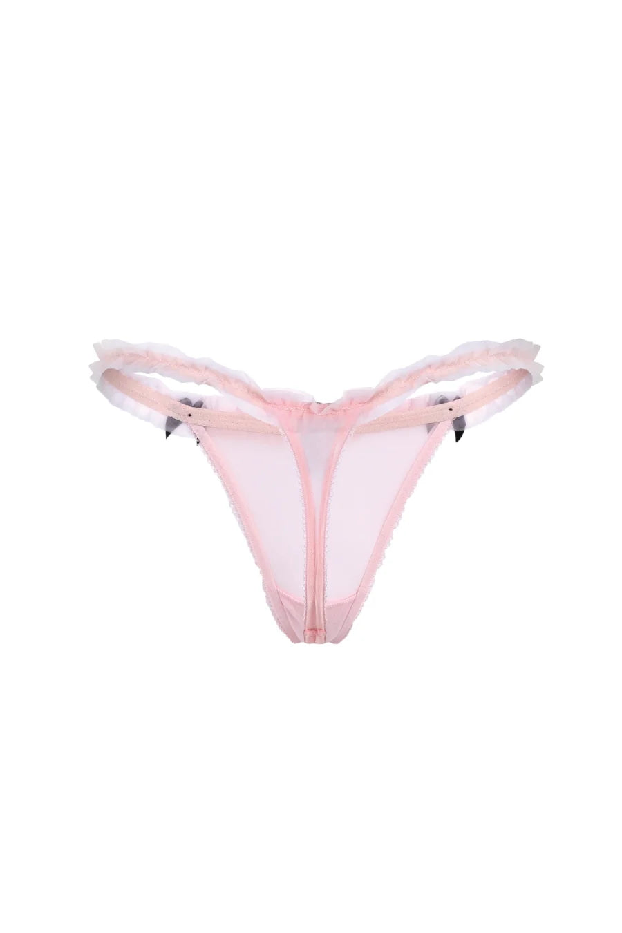 Harper G-String | Pink sugar - Back - Souszy - Chouchou Intimates