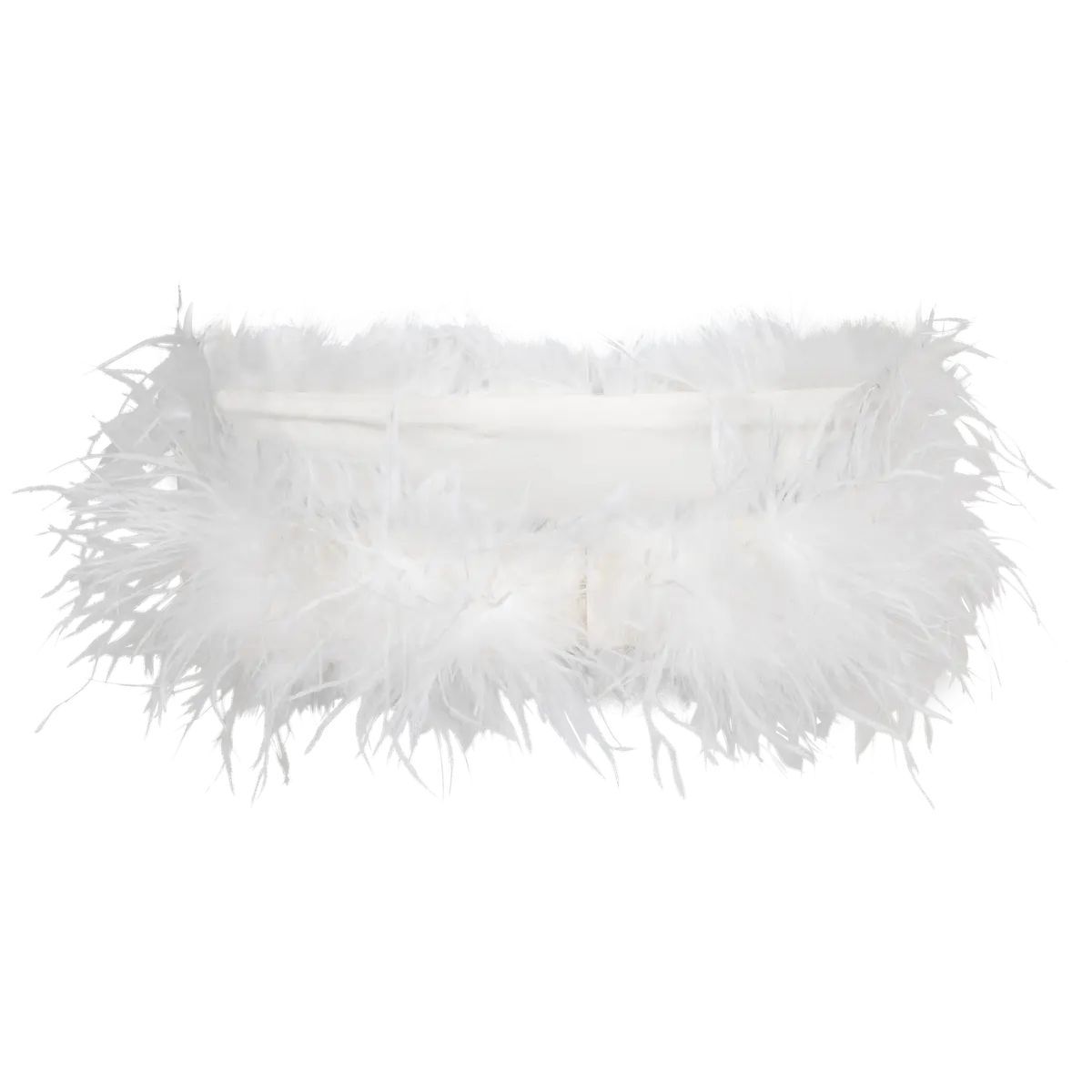 Fanny Fluffy Feather Bralette | Off White - Souszy - Love Stories 