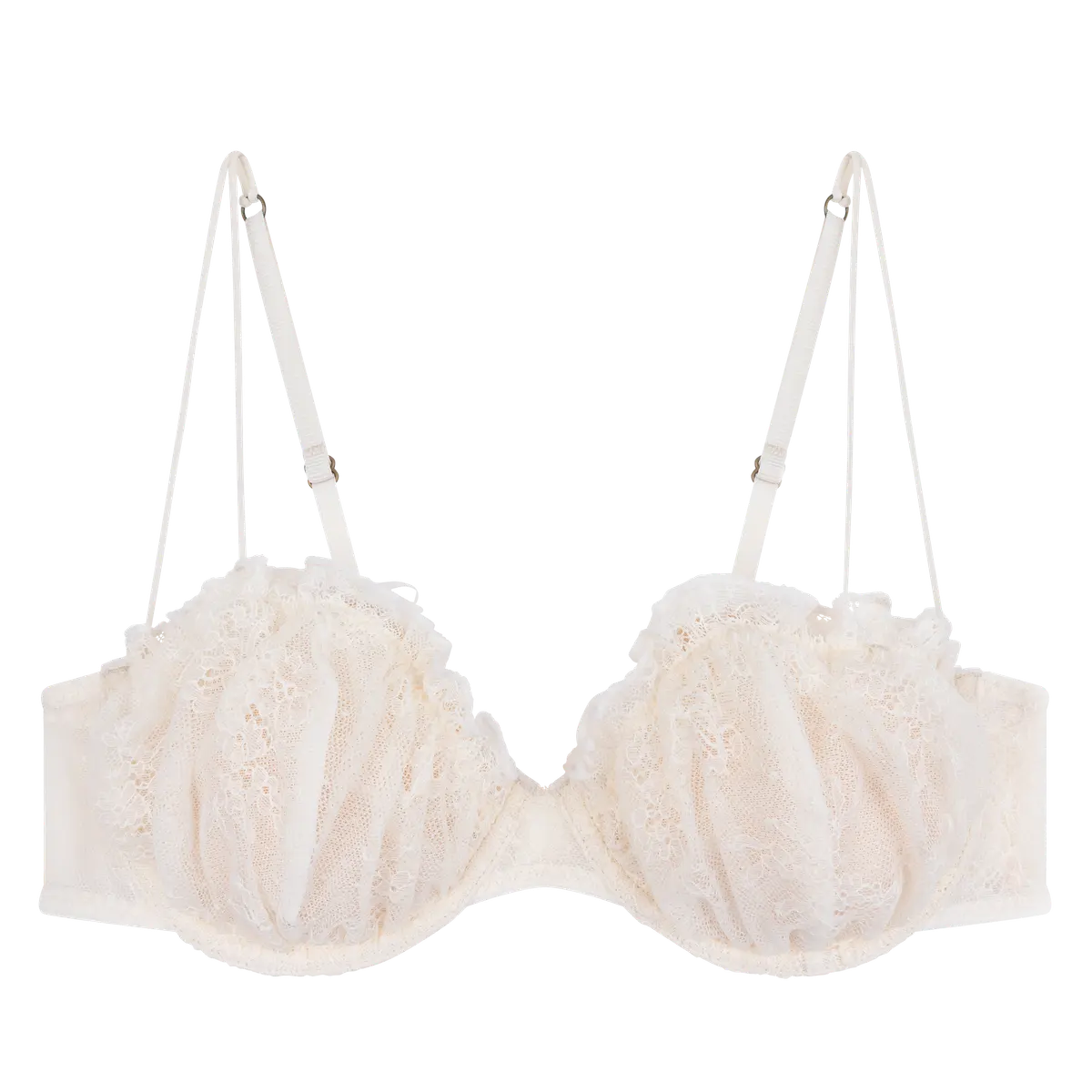 Kennedy Playful Underwire Bra | Off White - Souszy - Love Stories - Front