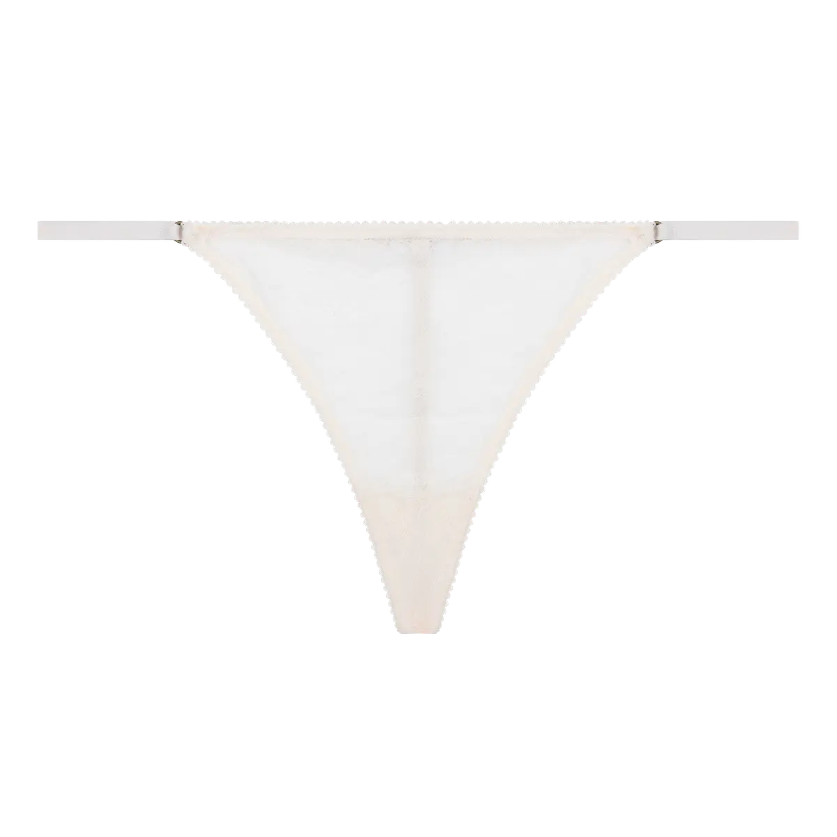 Love Stories Spice Tanga Lace Thong | Off White