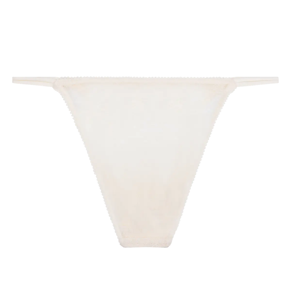 Love Stories Clio Tanga Lace Brief | Off White