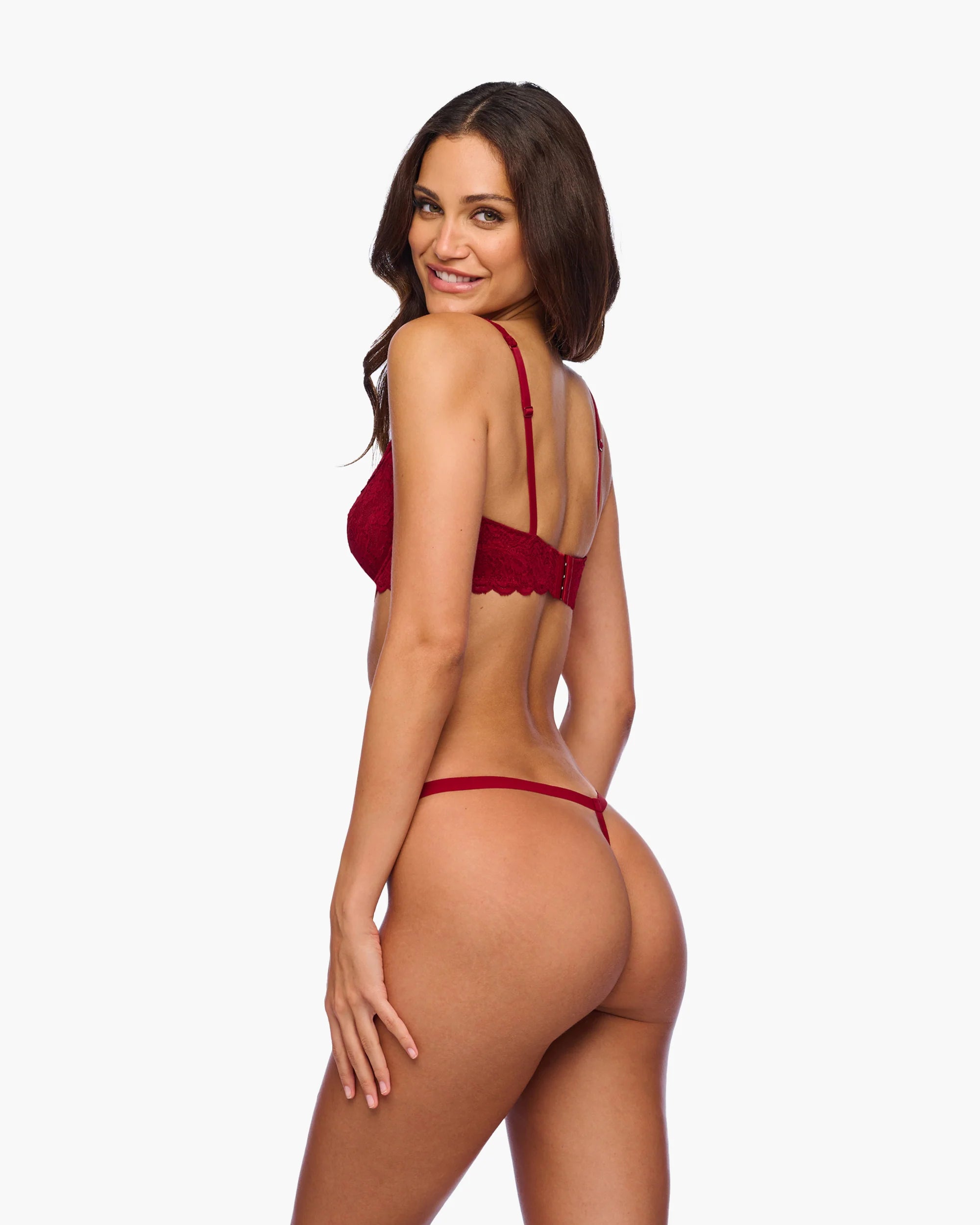 Cosabella Never Say Never Skimpie Low-Rise G-String | Sindoor Red