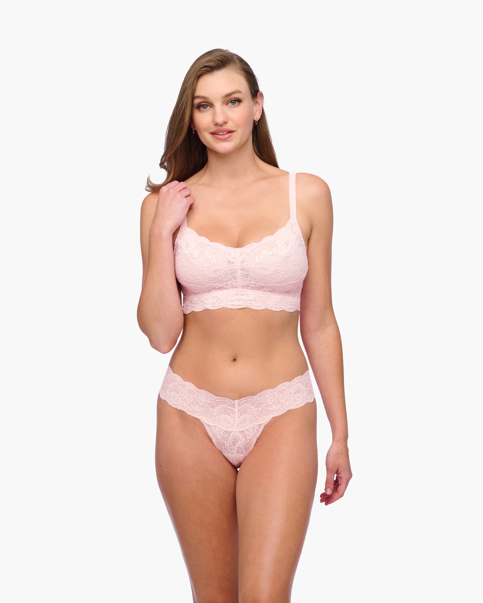 Cosabella Never Say Never Cutie Low-Rise Thong | Pink Lily