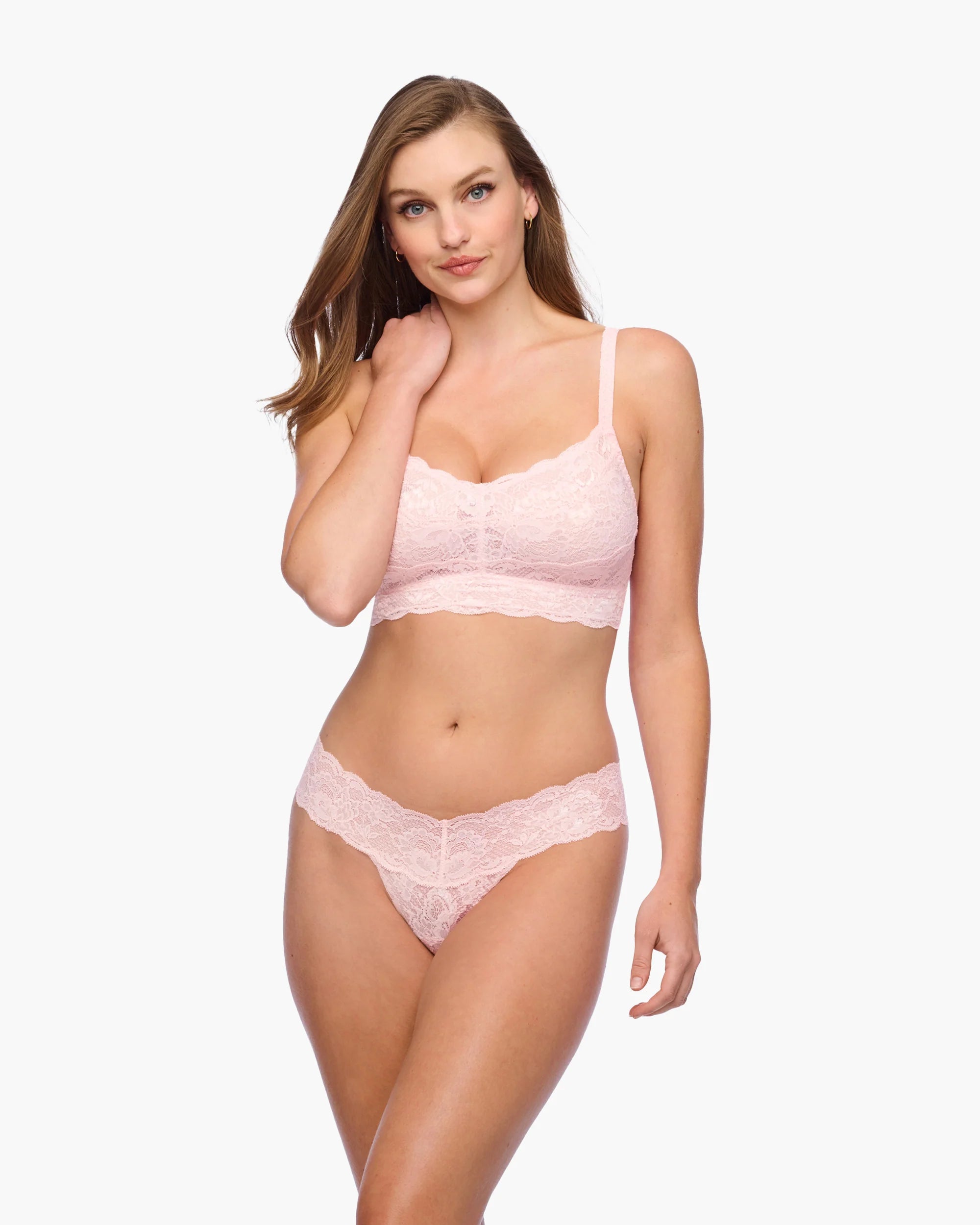 Cosabella Never Say Never Cutie Low-Rise Thong | Pink Lily