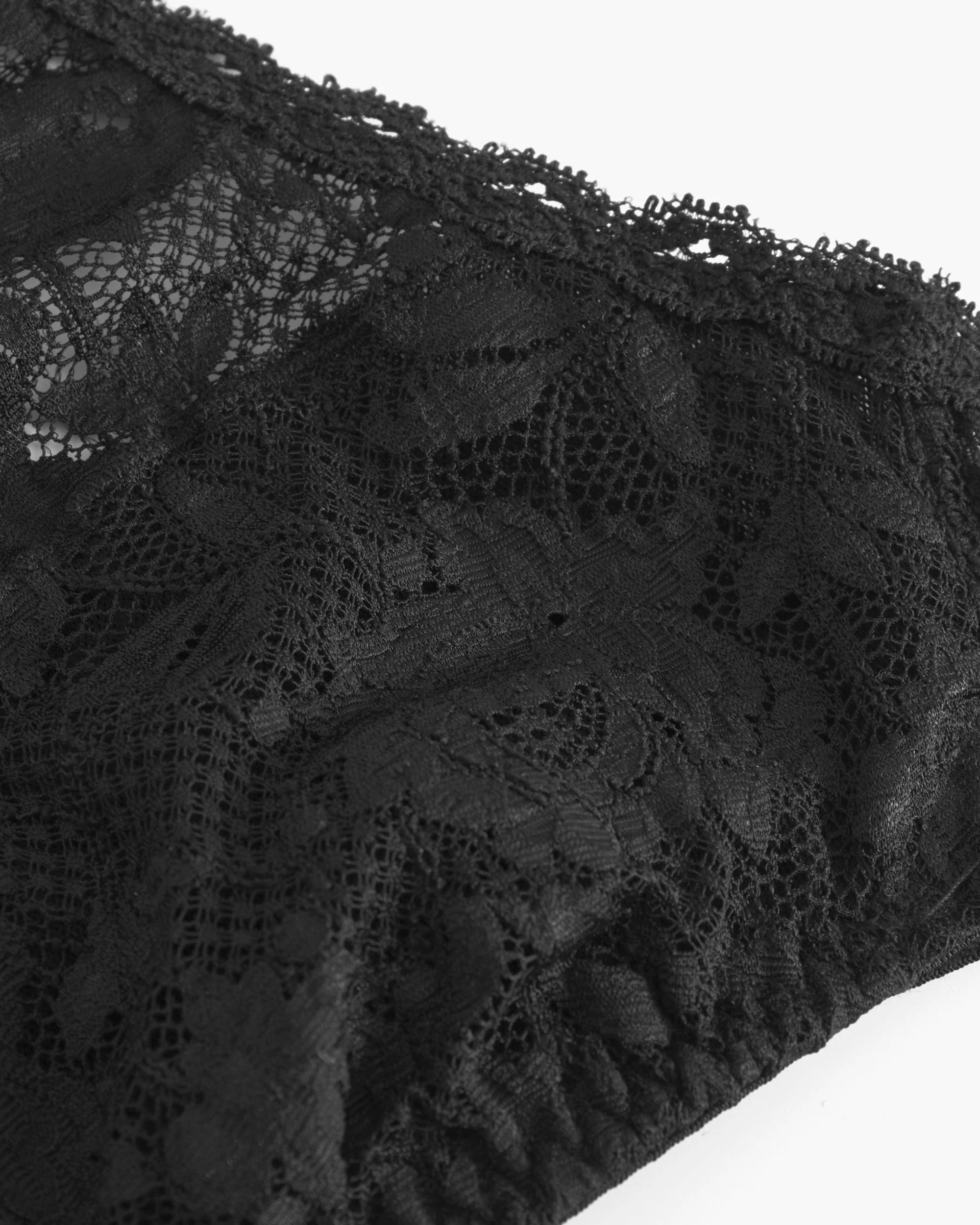 Cosabella Never Say Never Racie Racerback Lace Bralette | Black