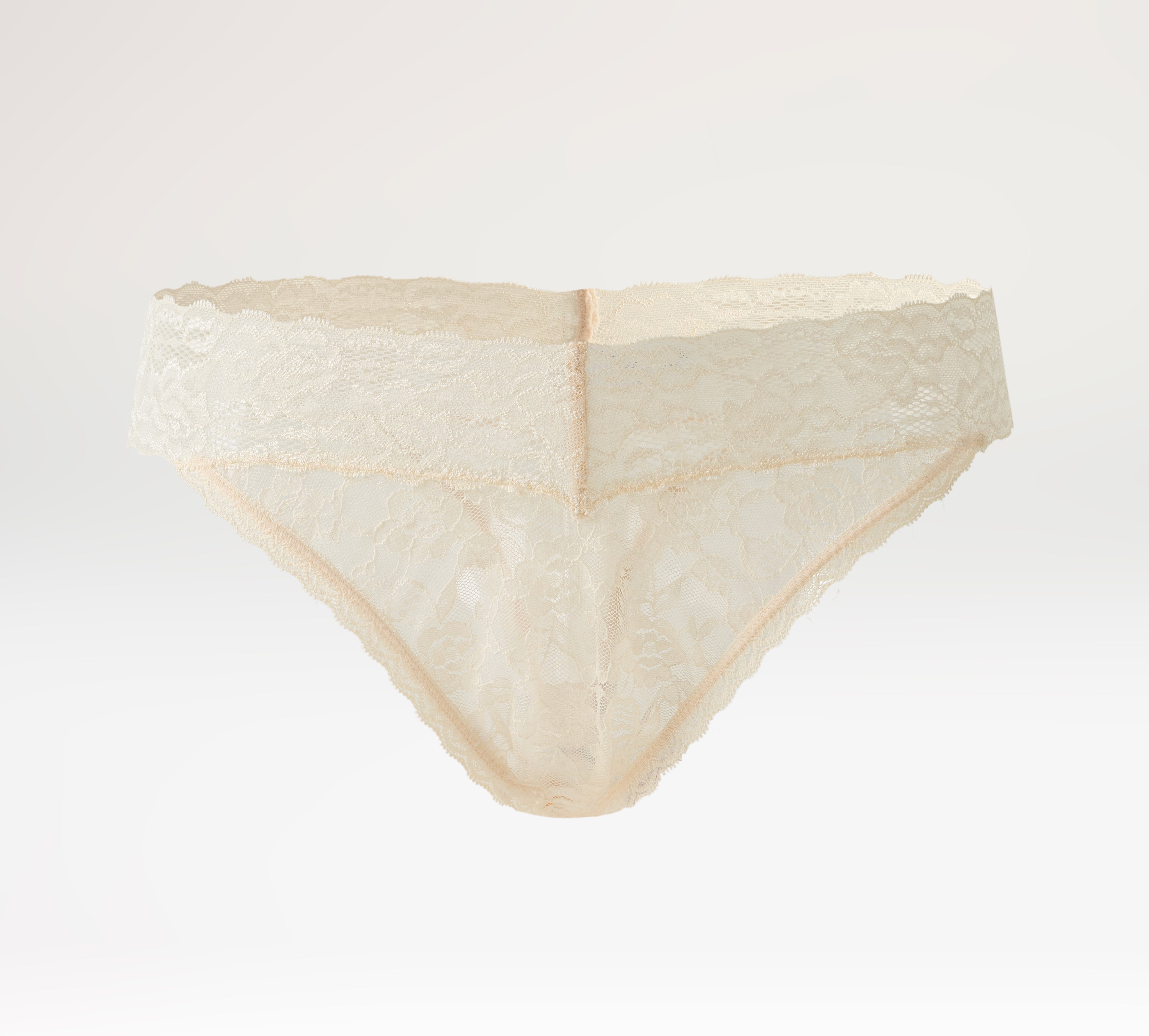 Souszy Everyday Lace Thong | Champagne