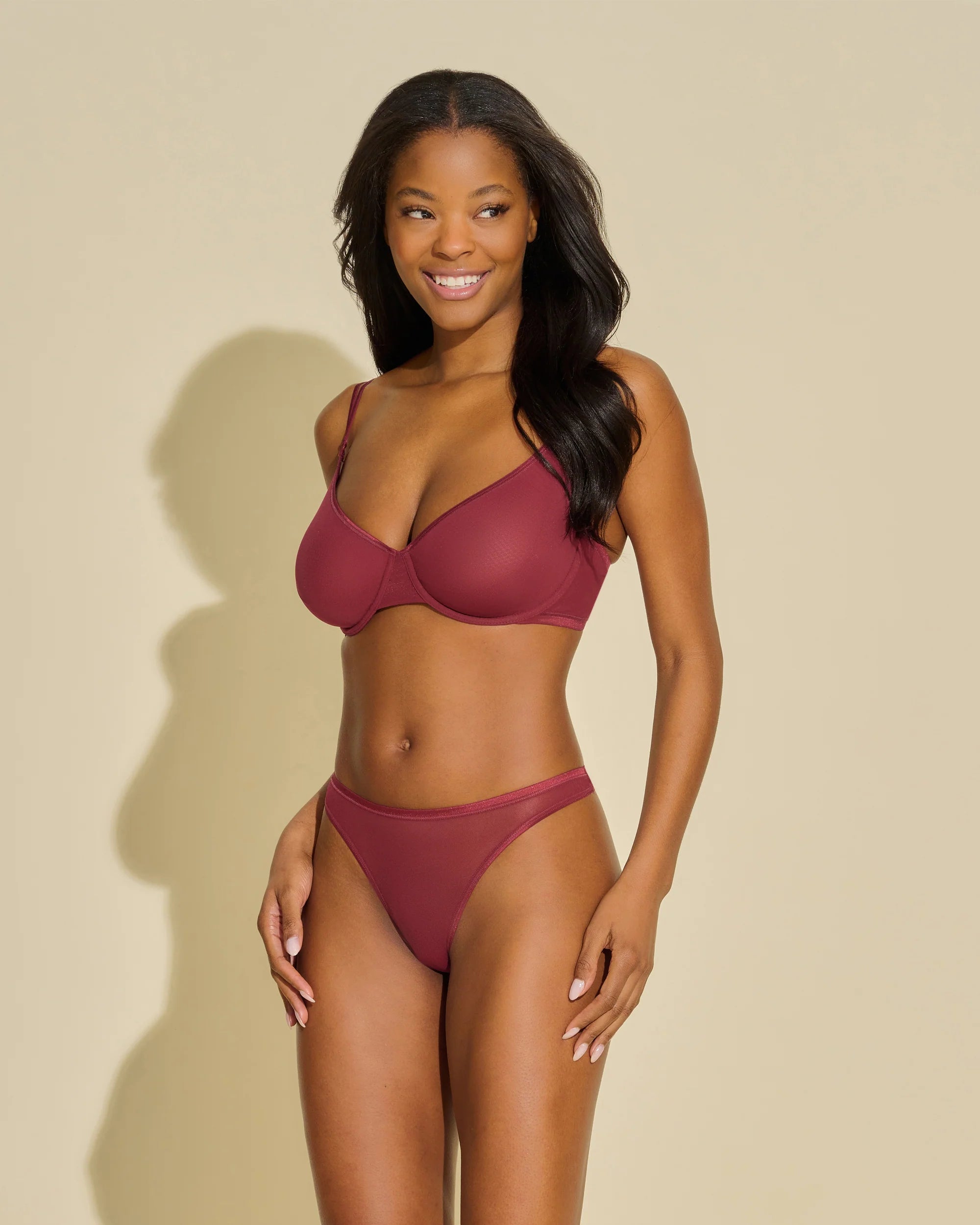 Cosabella Soire Confidence Iconic Sheer Thong | Vin Brule