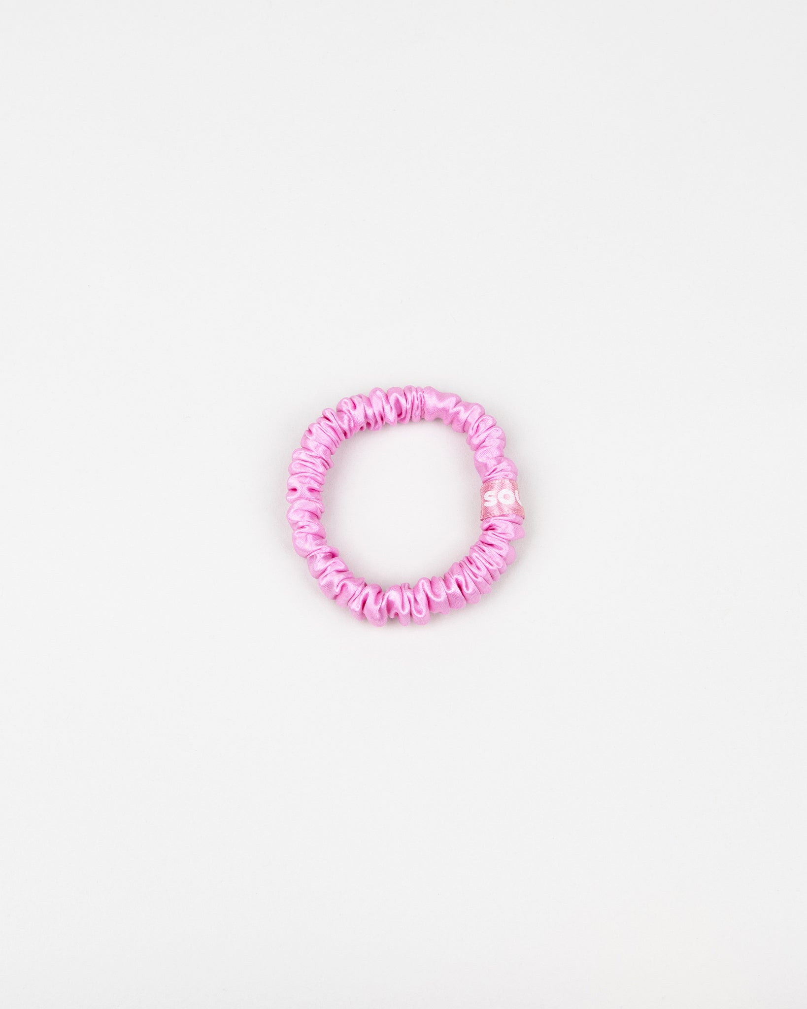 Souszy Silk Scrunchie Small Set of 3 | Pink