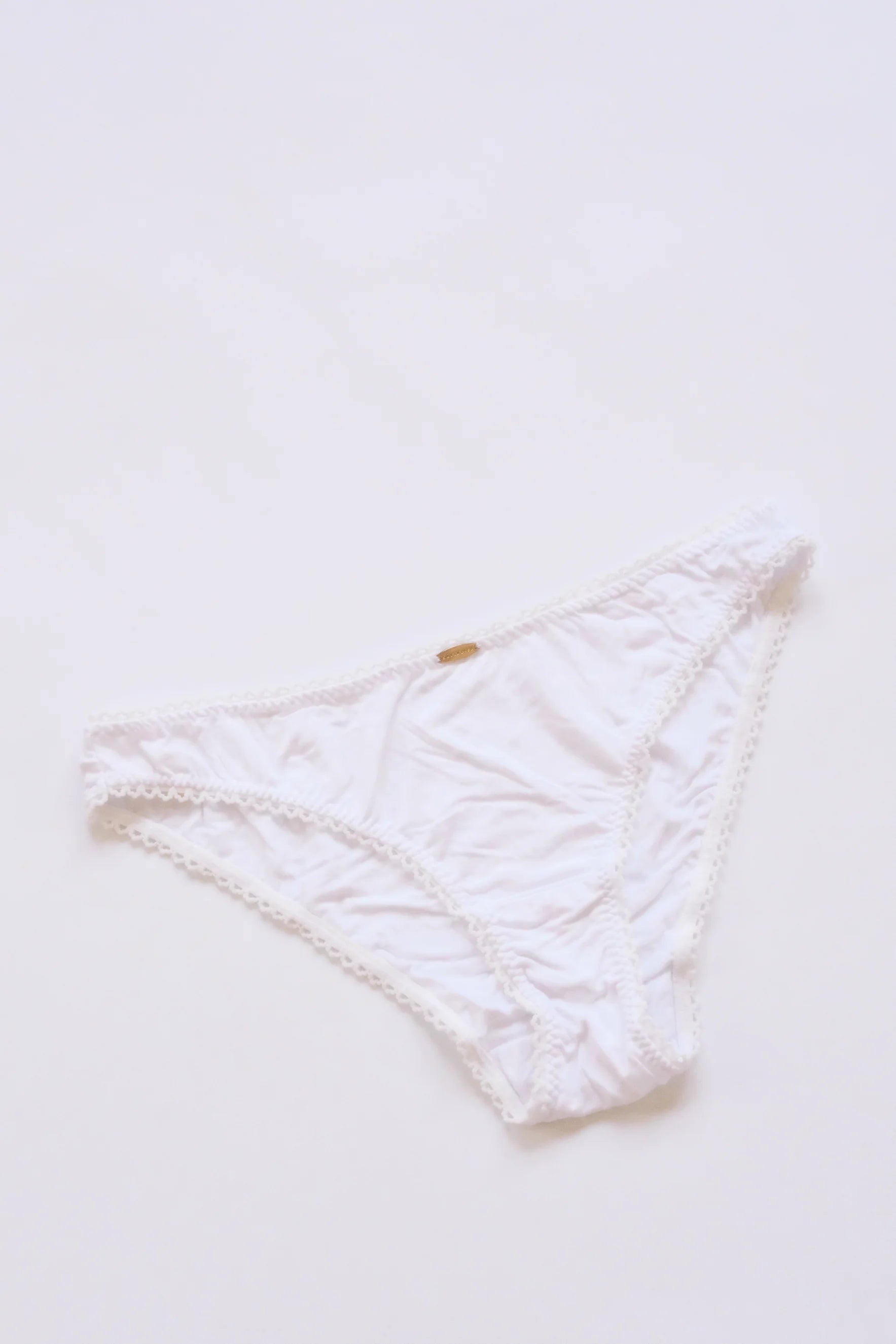 Nette Rose Bamboo Bikini Brief | White