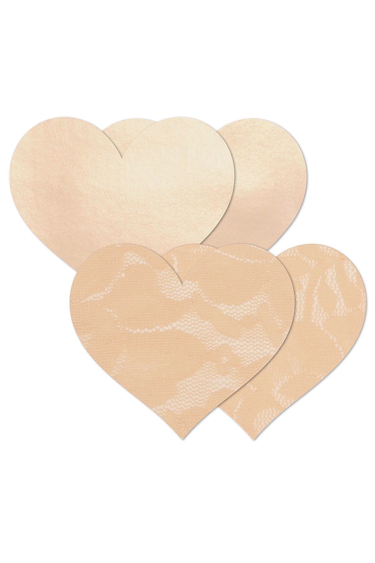 B-Six Breast Petals - Nipple Covers - Creme Heart - Details - Souszy