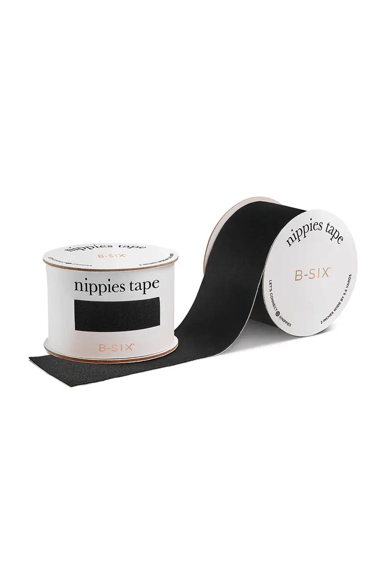 B-Six Nippies Tape Roll - Black - Details - Souszy