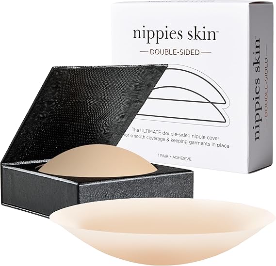 Nippies B-SIX Sticky On Two Sides Adhesive Nipple Covers | Creme