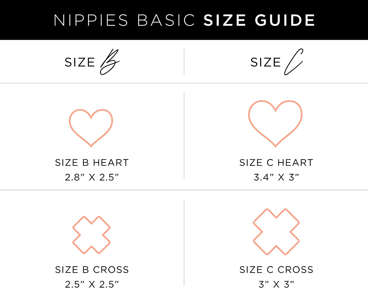 B-SIX Nipple Cover Basics | Creme Heart