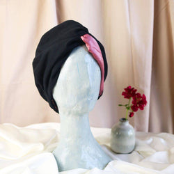 Signature Silk Hair Turban | English Rose - Souszy - Damn Gina