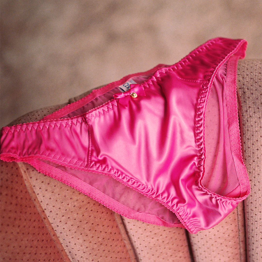 Chouchou Intimates Audrey Satin & Sheer Bikini Brief | Pink